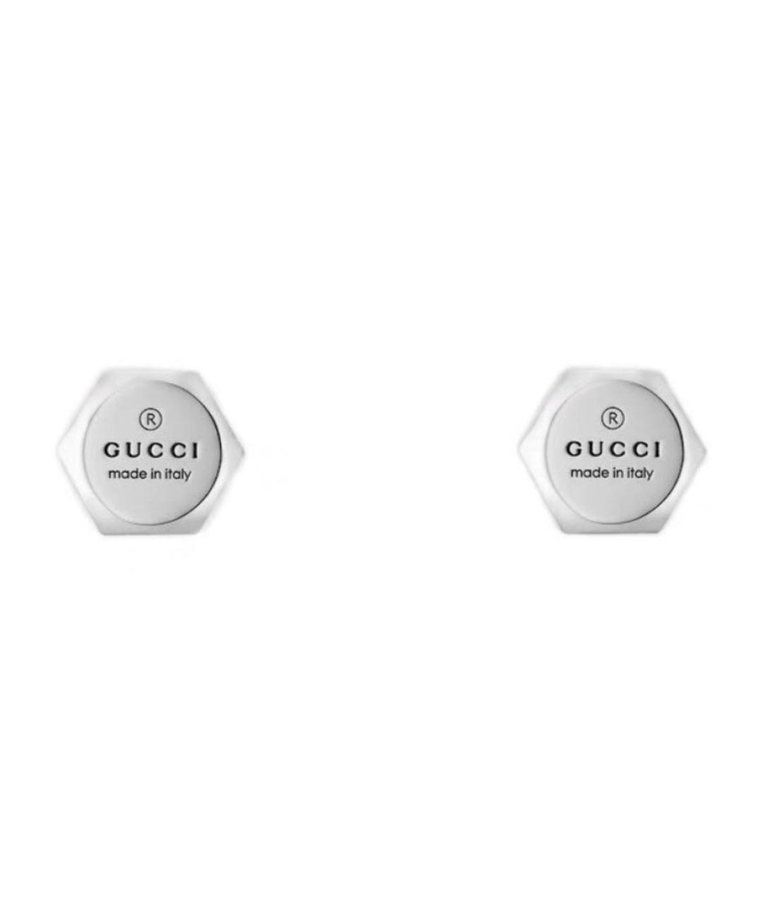 GUCCI Серебряные серебряные серьги, фото 1