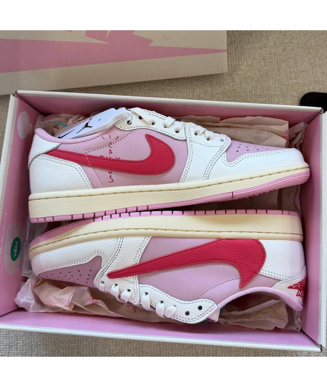 NIKE Розовые кеды, фото 5