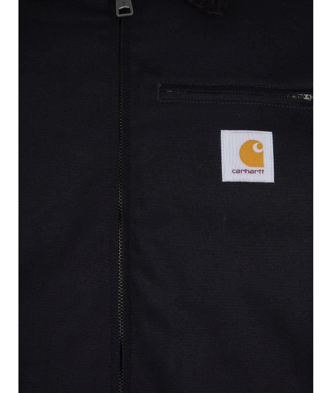 CARHARTT WIP Черная хлопковая куртка, фото 2