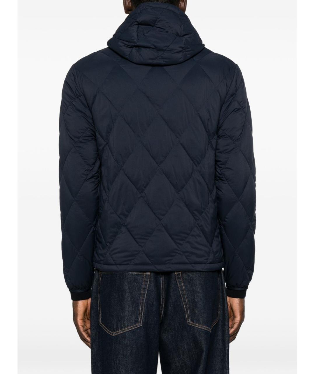 BURBERRY Синяя полиамидовая куртка, фото 2