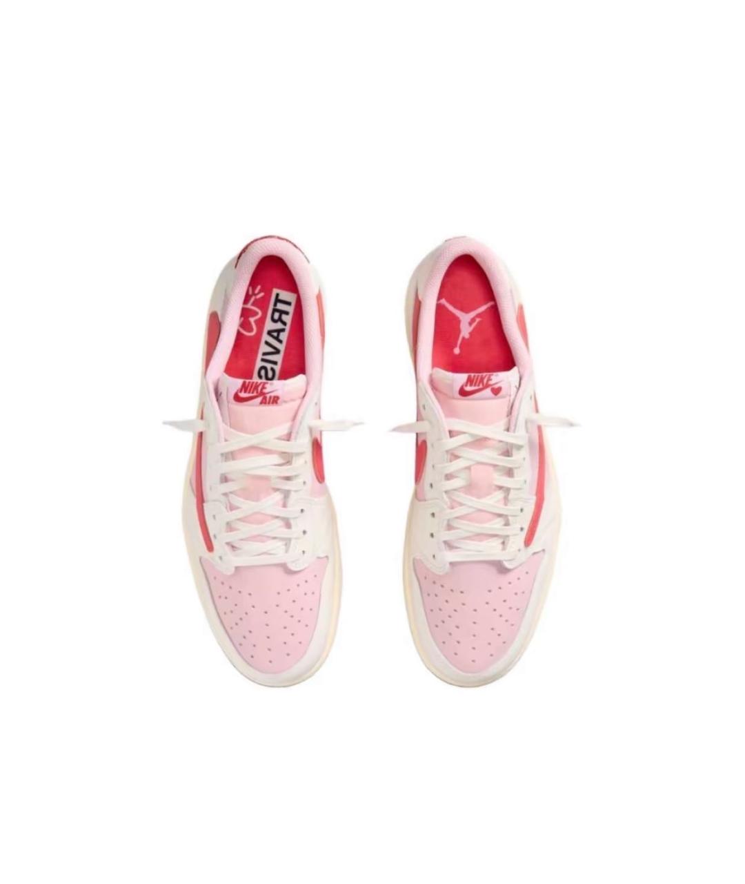 NIKE Розовые низкие кроссовки / кеды, фото 2