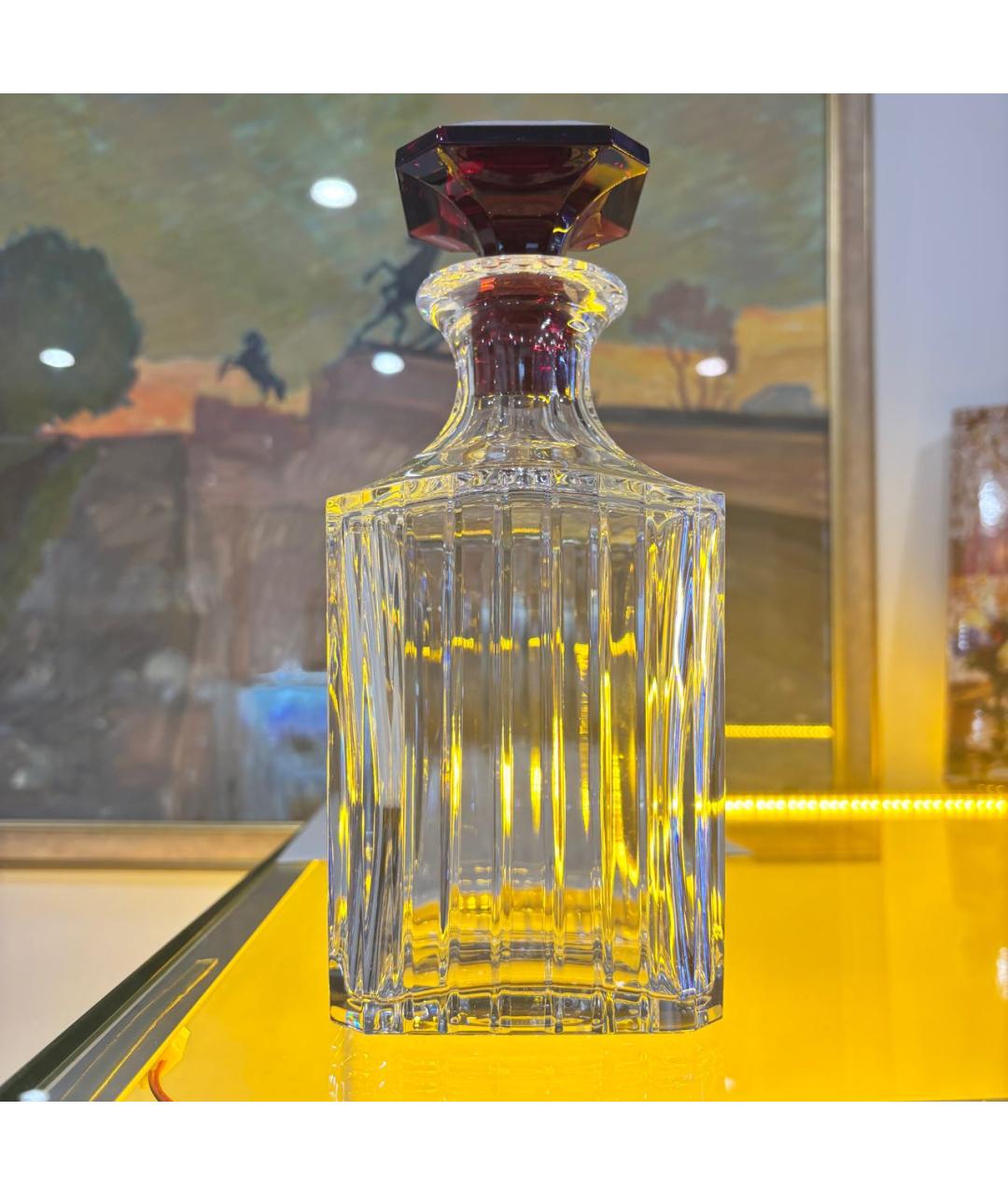 BACCARAT Красный хрустальный графин и кувшин, фото 4