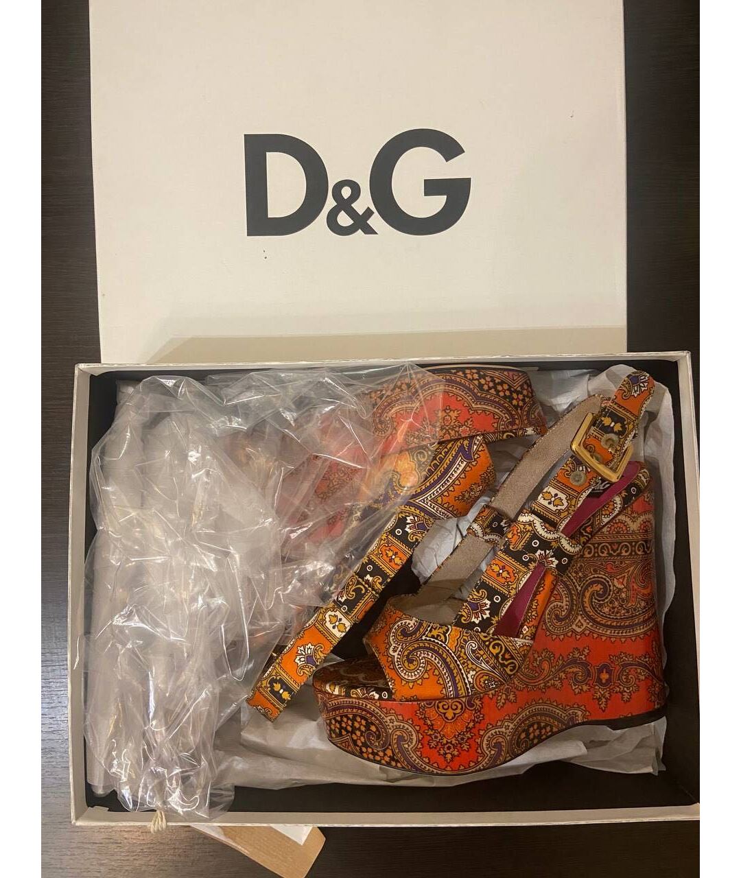 DOLCE&GABBANA Мульти босоножки из лакированной кожи, фото 4