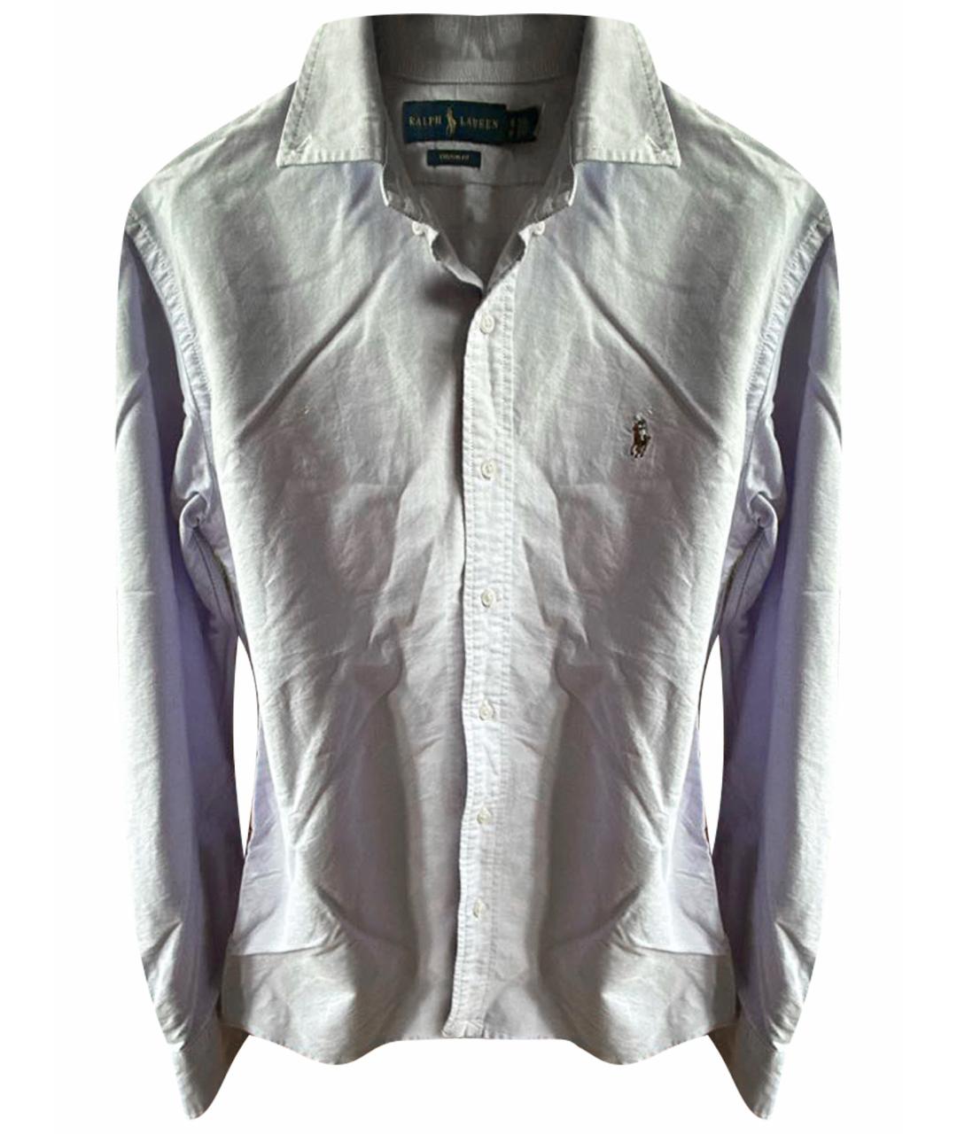 POLO RALPH LAUREN Фиолетовая хлопковая классическая рубашка, фото 1