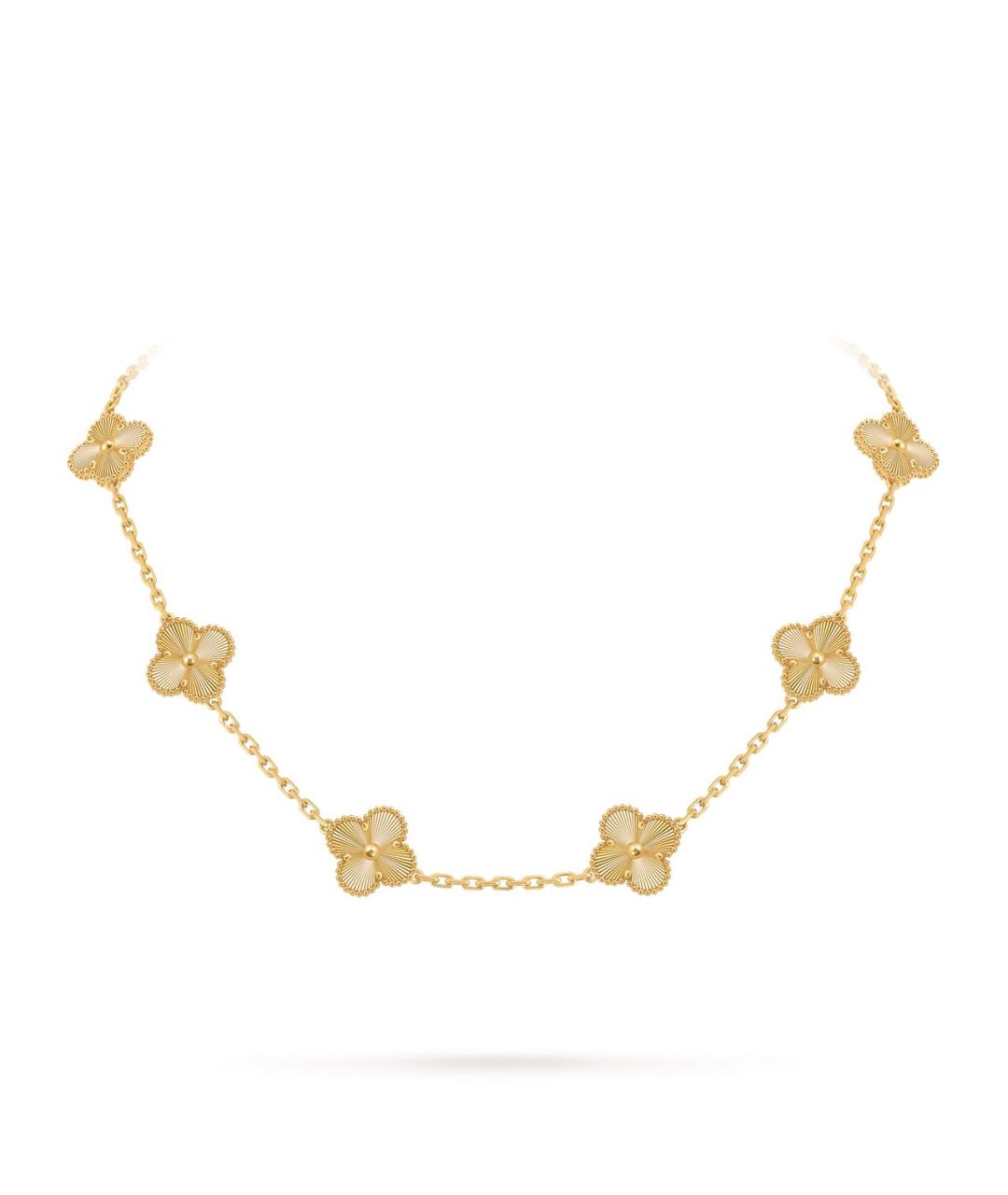 VAN CLEEF & ARPELS Золотое колье из желтого золота, фото 2