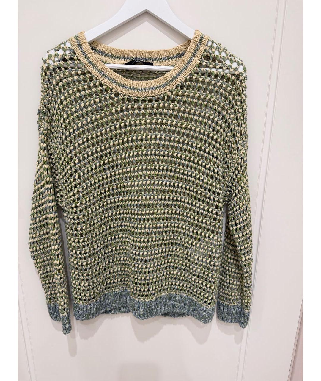 WEEKEND MAX MARA Мульти хлопковый джемпер / свитер, фото 6