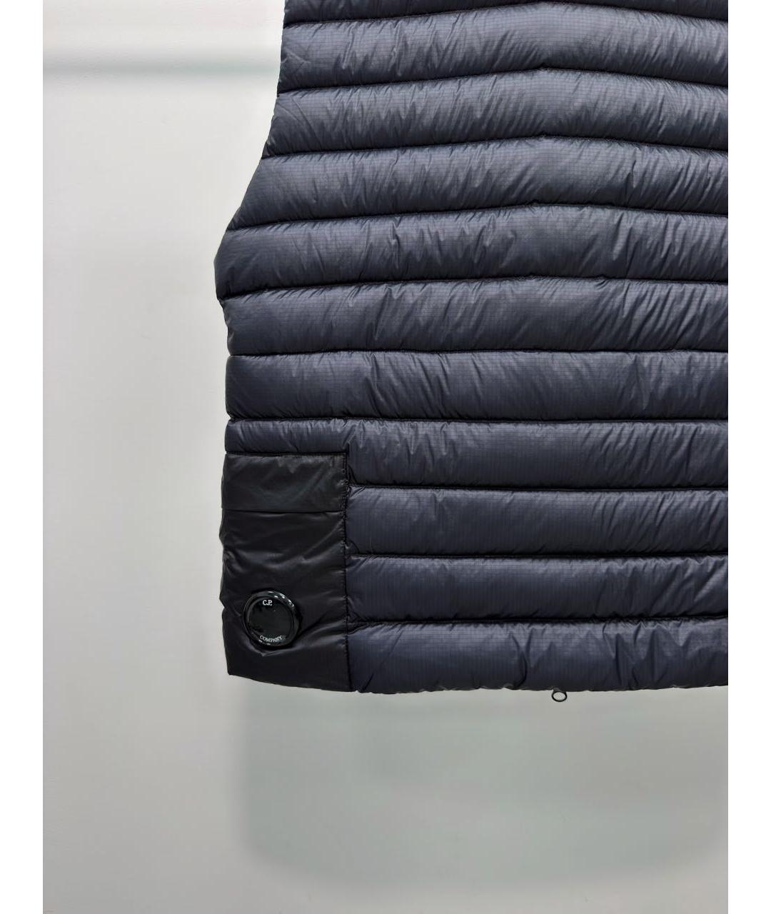 CP COMPANY Темно-синий синтетический жилет, фото 4