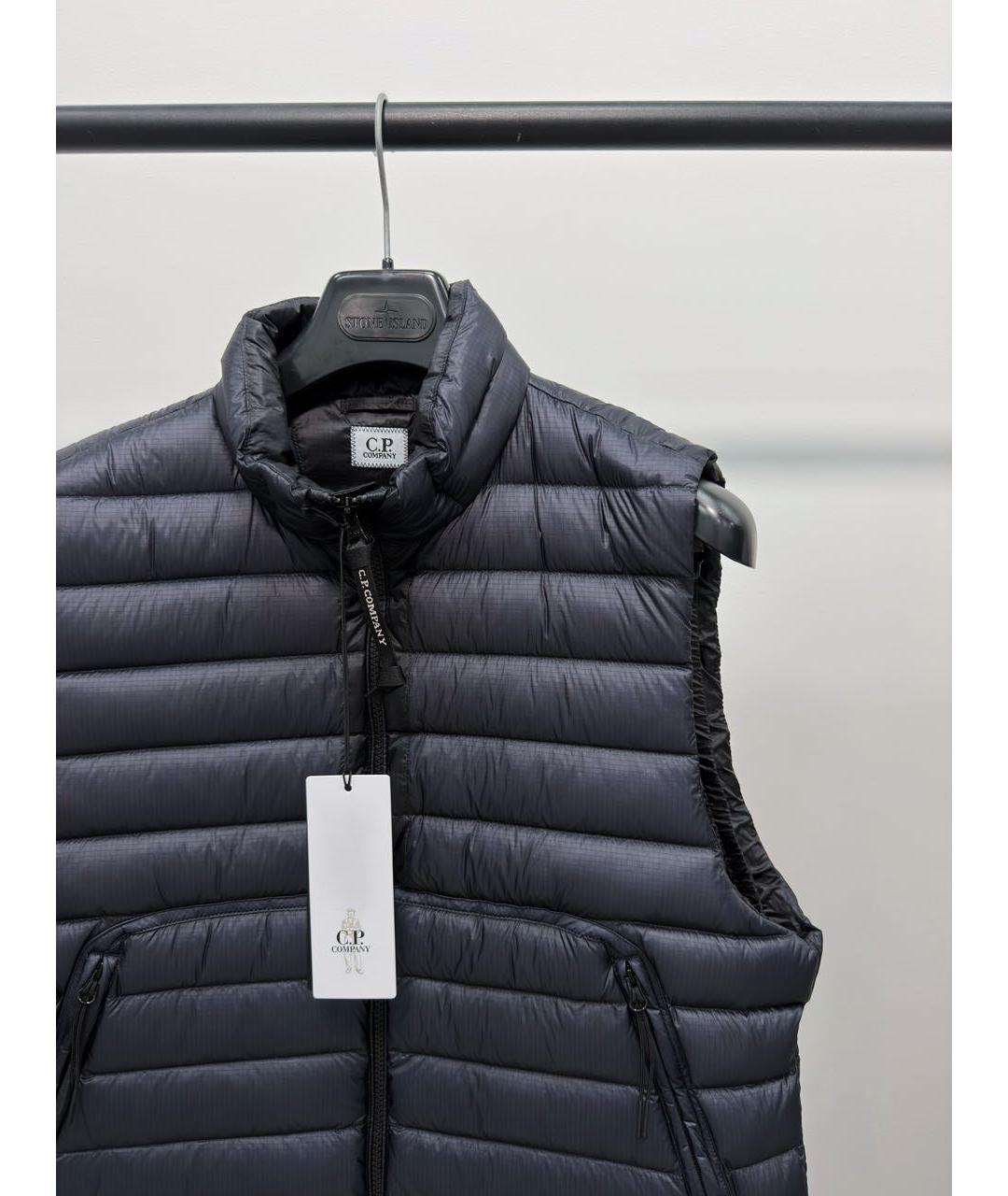 CP COMPANY Темно-синий синтетический жилет, фото 2