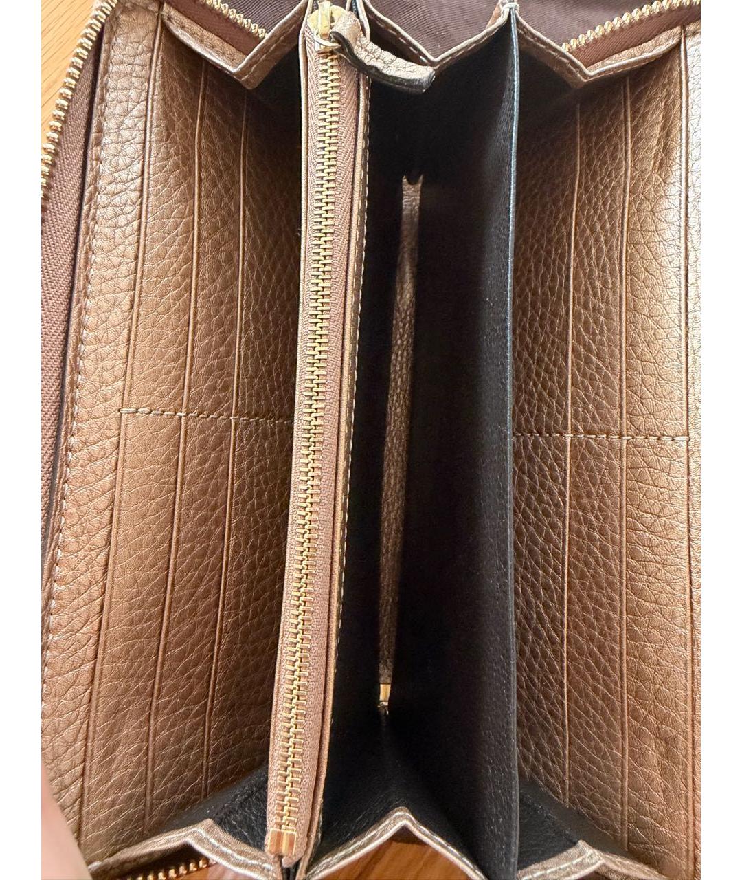 GUCCI Бежевый кошелек из экзотической кожи, фото 3