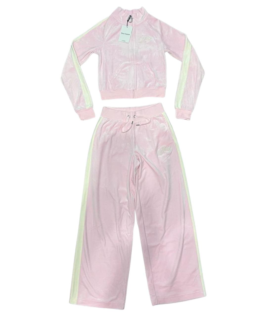 JUICY COUTURE Розовый хлопковый костюм с брюками, фото 1