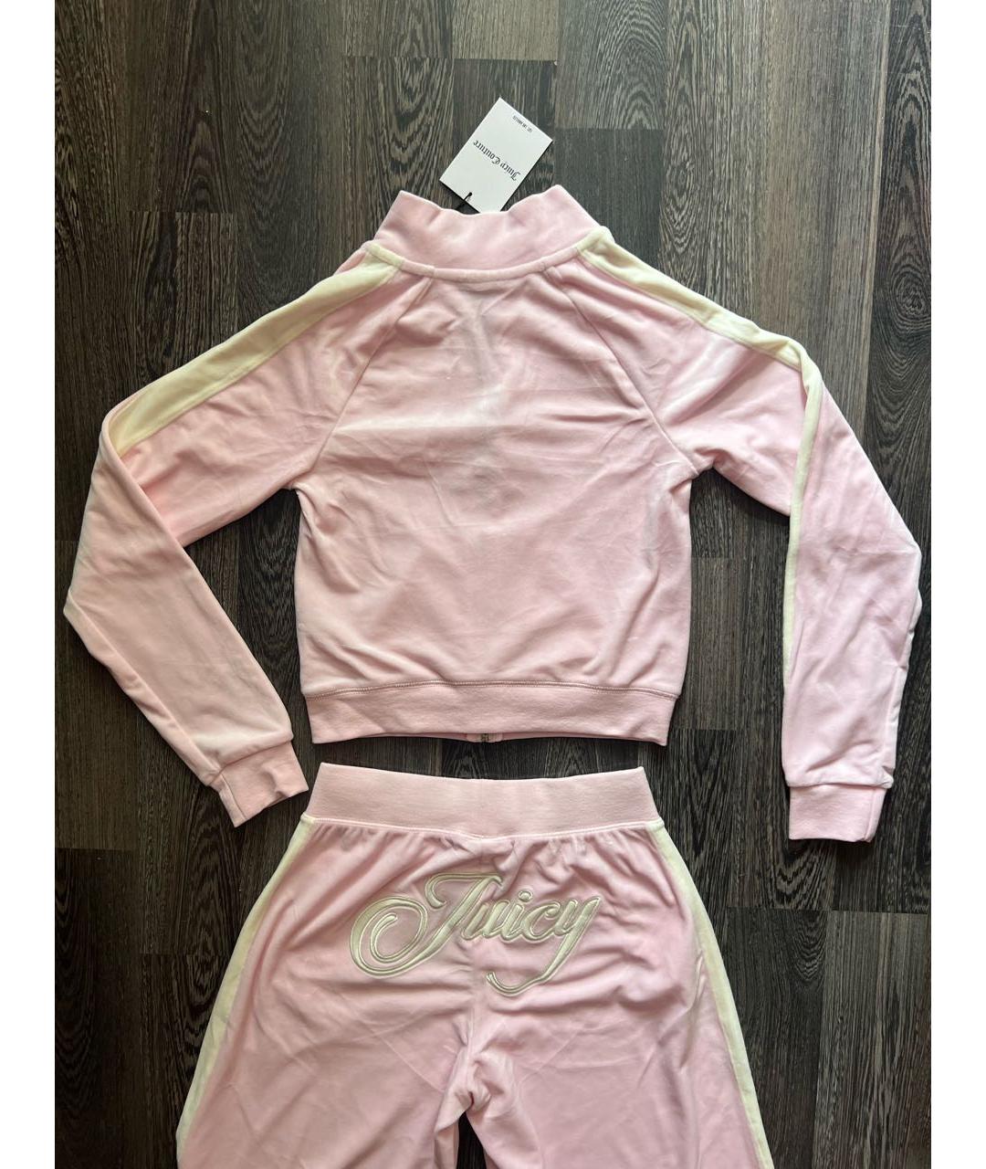 JUICY COUTURE Розовый хлопковый костюм с брюками, фото 6