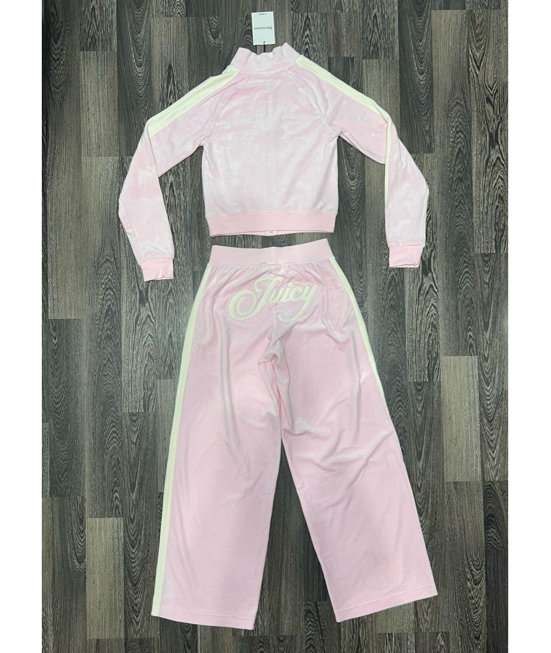 JUICY COUTURE Розовый хлопковый костюм с брюками, фото 2