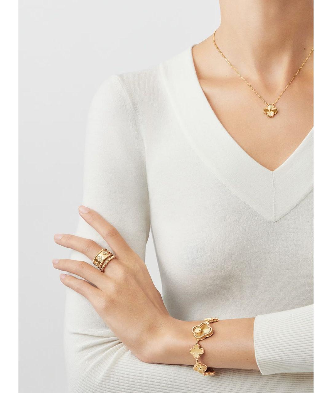 VAN CLEEF & ARPELS Золотое колье из желтого золота, фото 3