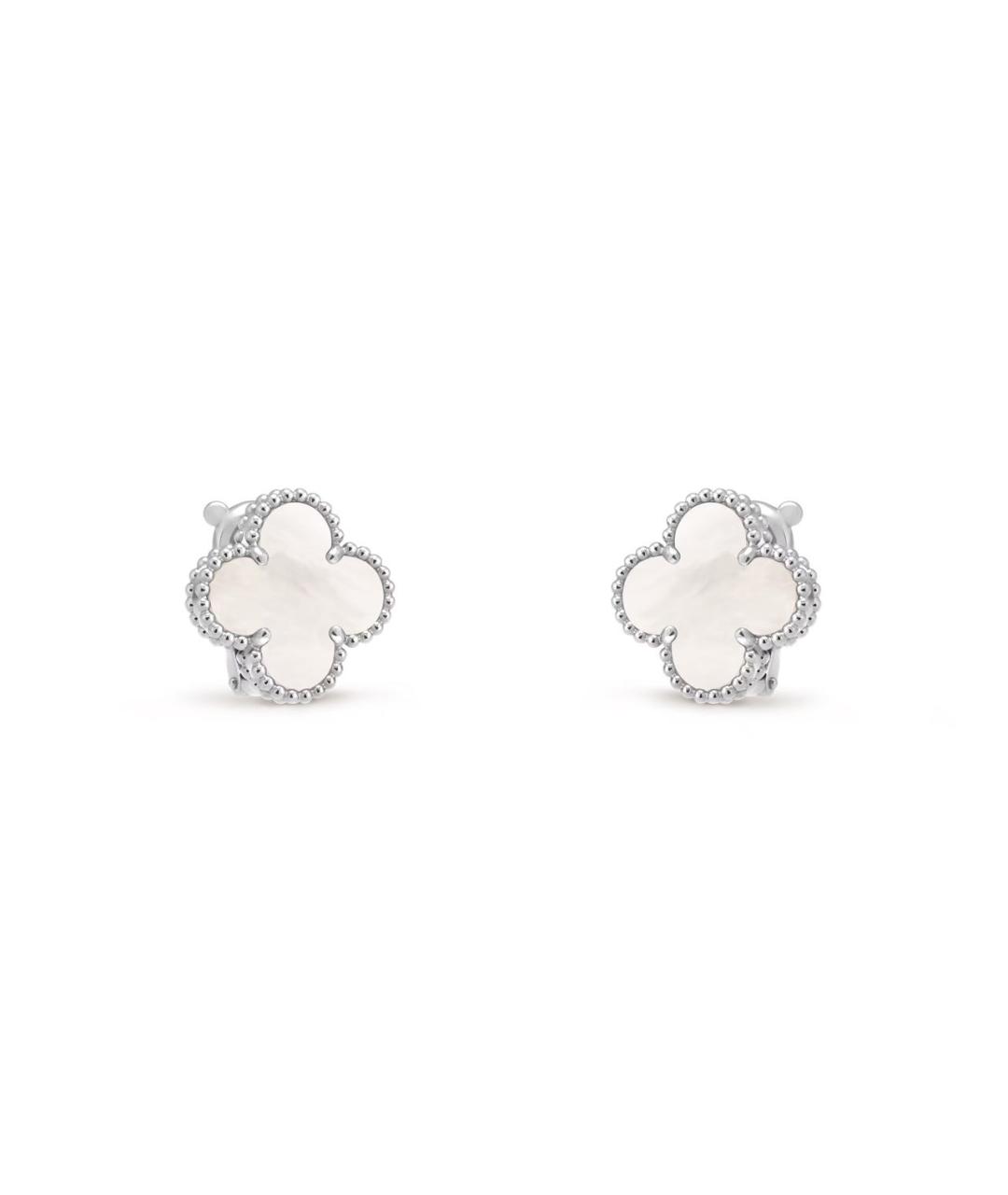 VAN CLEEF & ARPELS Серебряные серьги из белого золота, фото 2