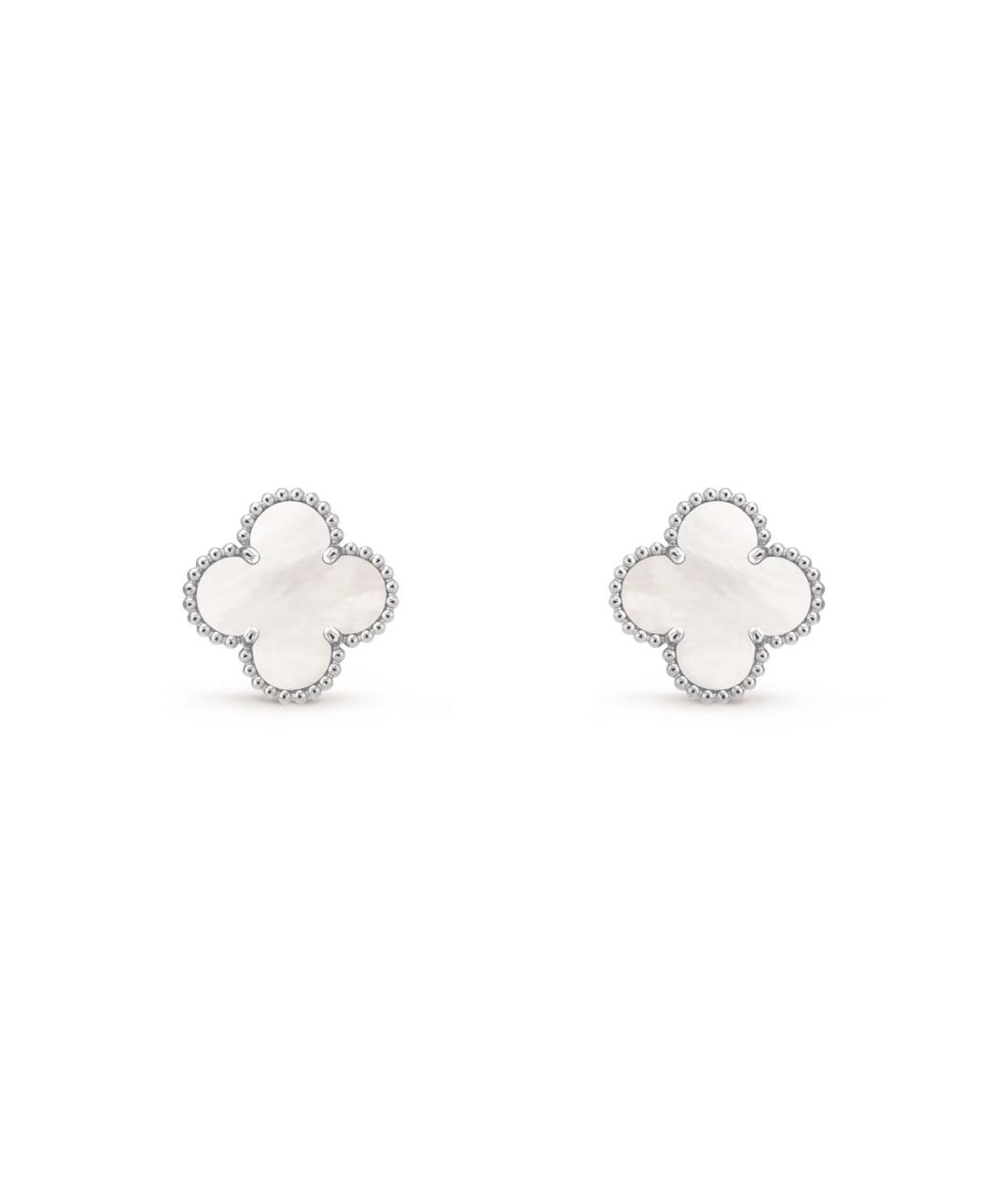 VAN CLEEF & ARPELS Серебряные серьги из белого золота, фото 6