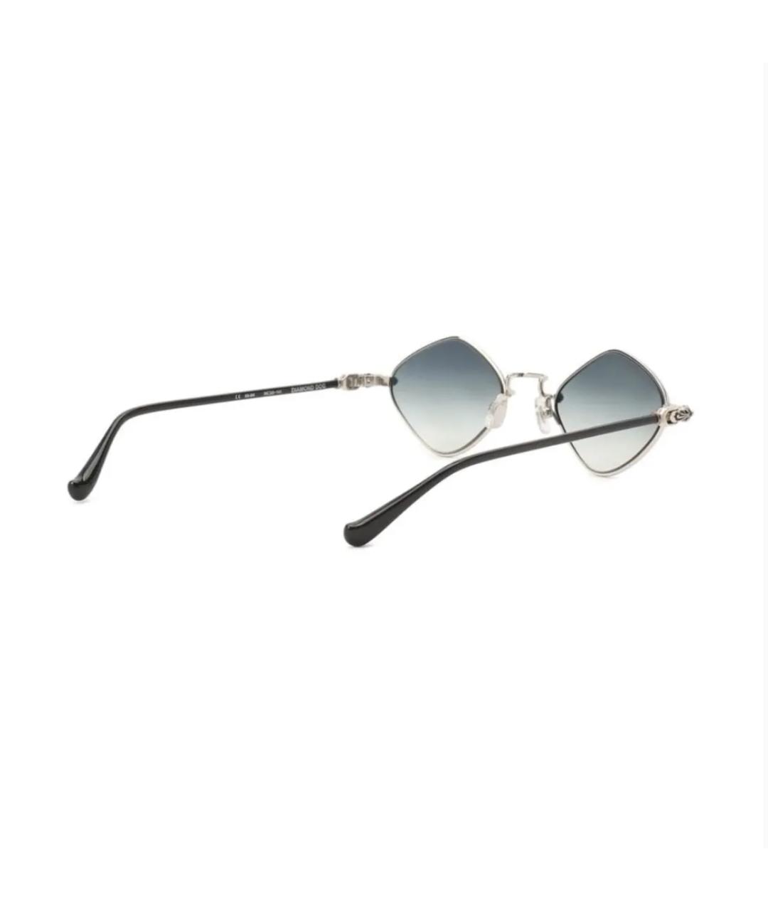 CHROME HEARTS Серебряные металлические солнцезащитные очки, фото 3