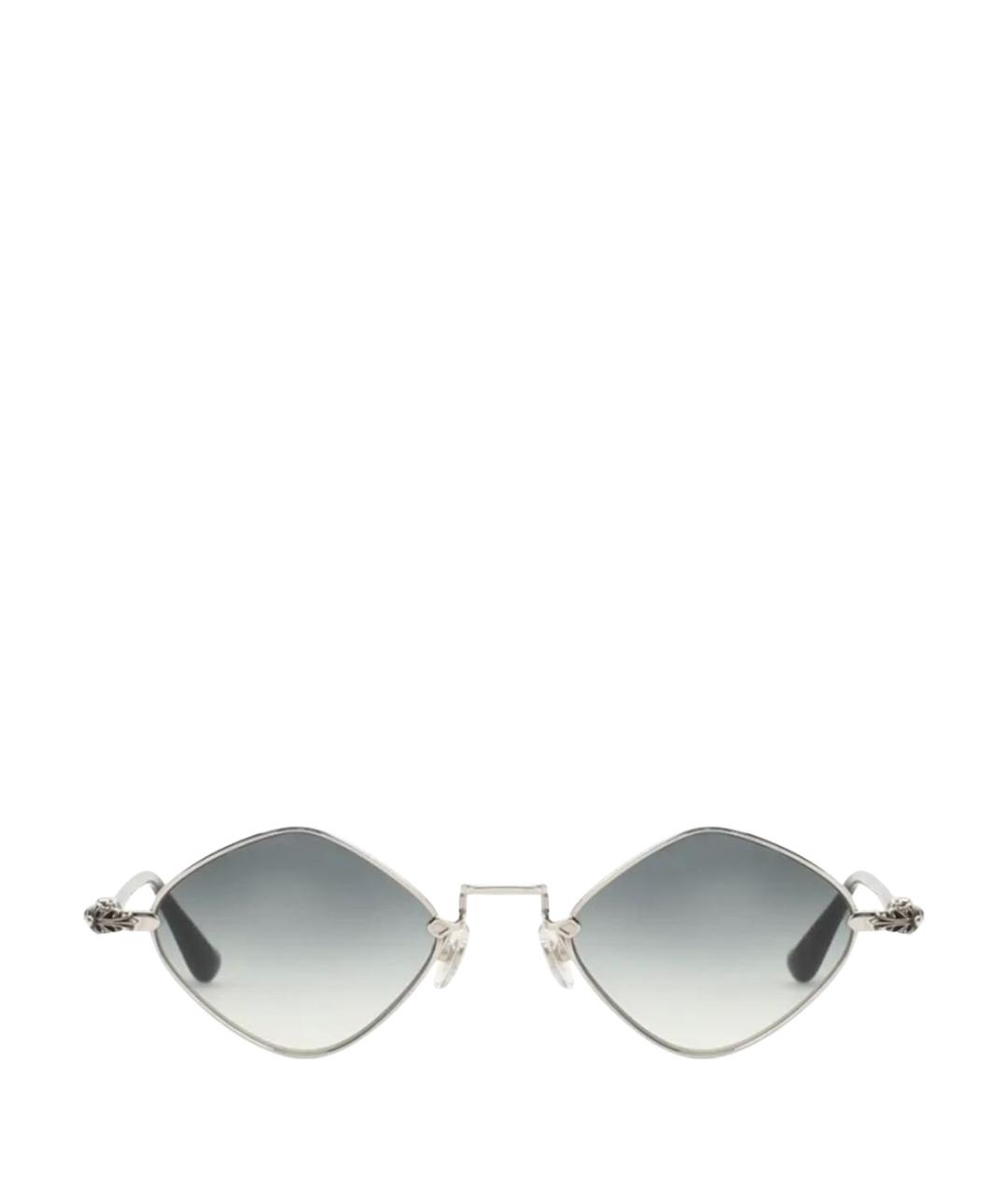 CHROME HEARTS Серебряные металлические солнцезащитные очки, фото 4