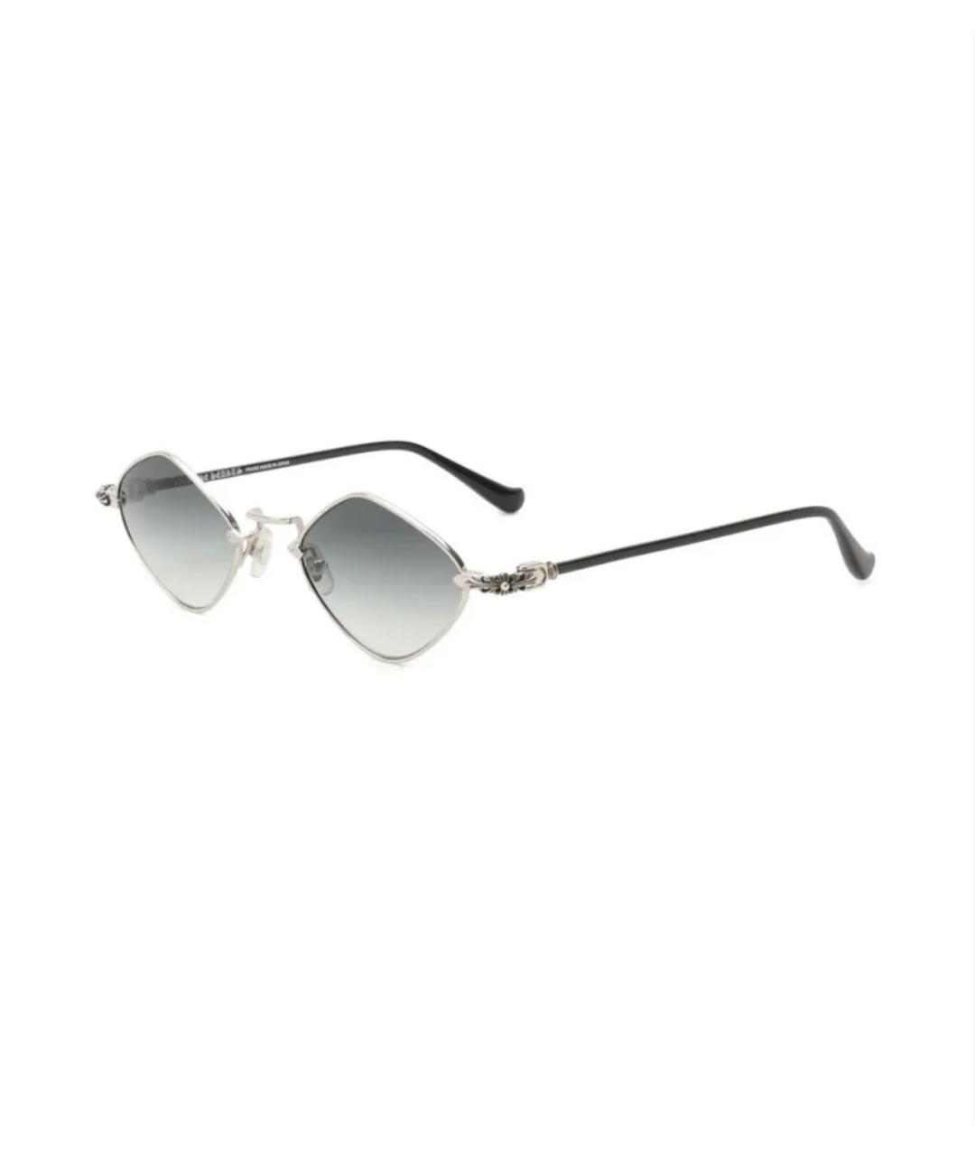 CHROME HEARTS Серебряные металлические солнцезащитные очки, фото 2