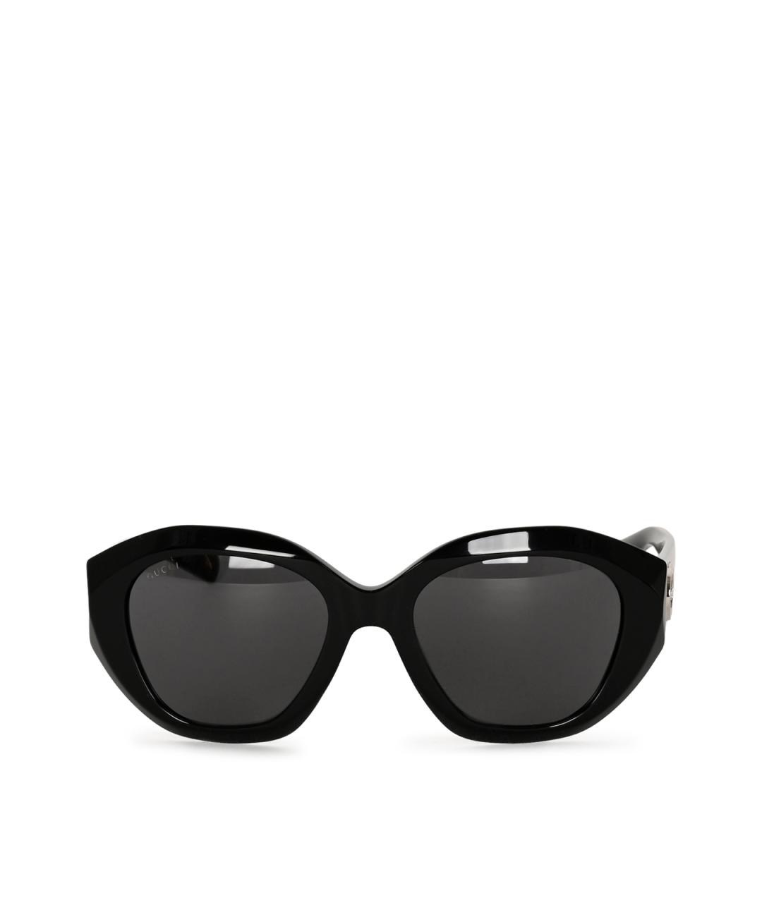 GUCCI Черные пластиковые солнцезащитные очки, фото 2