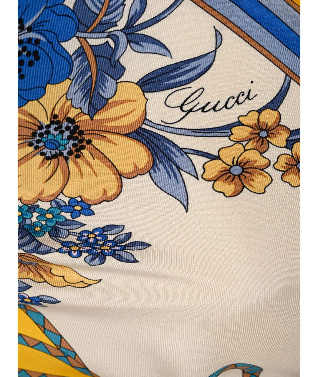 GUCCI Мульти шелковая майка, фото 6