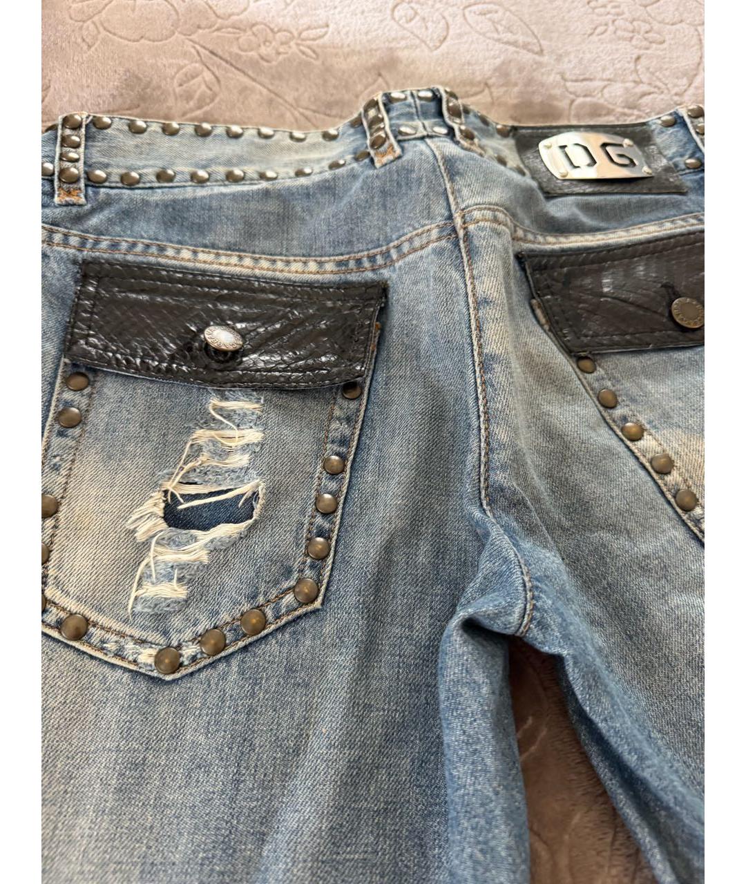 DOLCE&GABBANA Голубые капри, фото 5