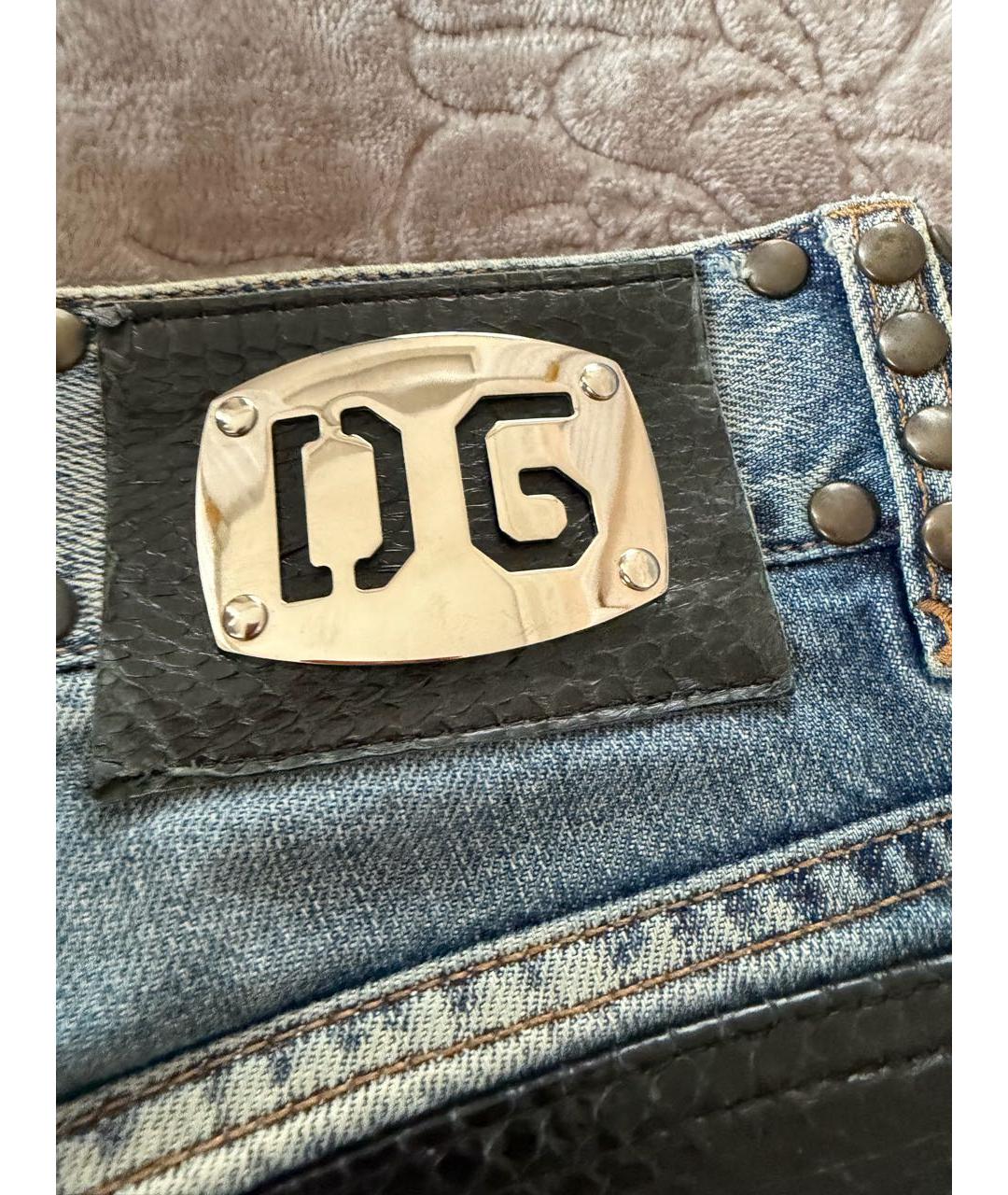 DOLCE&GABBANA Голубые капри, фото 3