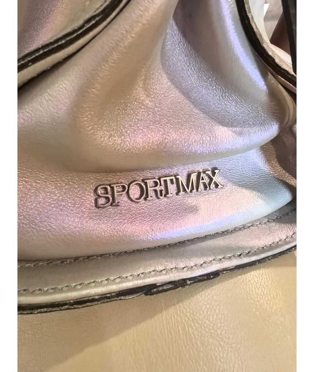 SPORTMAX Мульти кожаная сумка с короткими ручками, фото 5