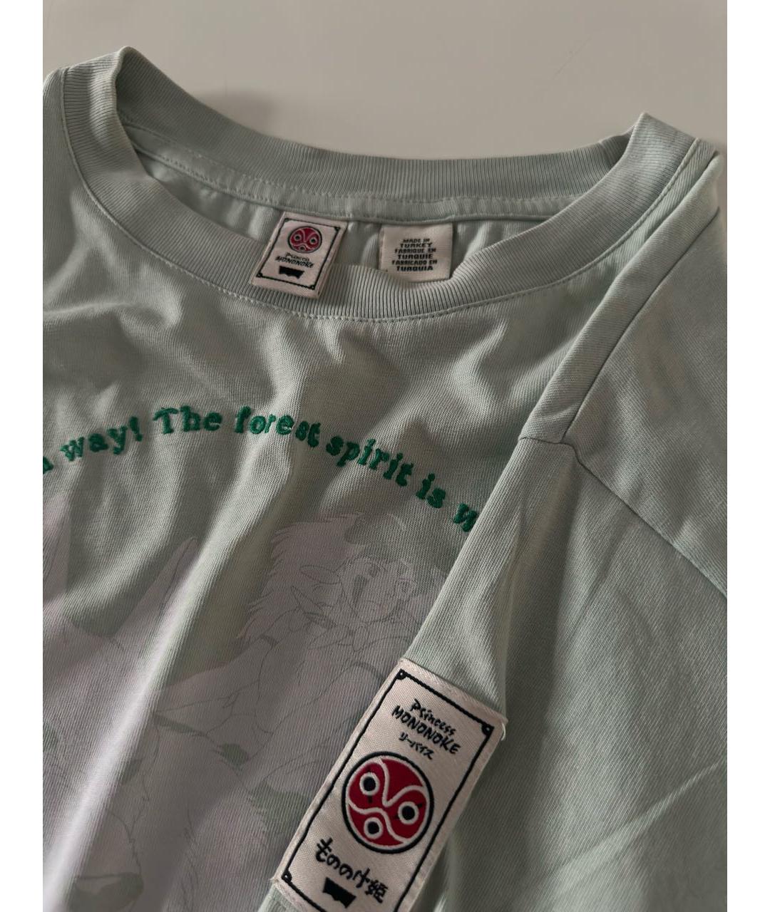LEVI'S Зеленая хлопковая футболка, фото 4