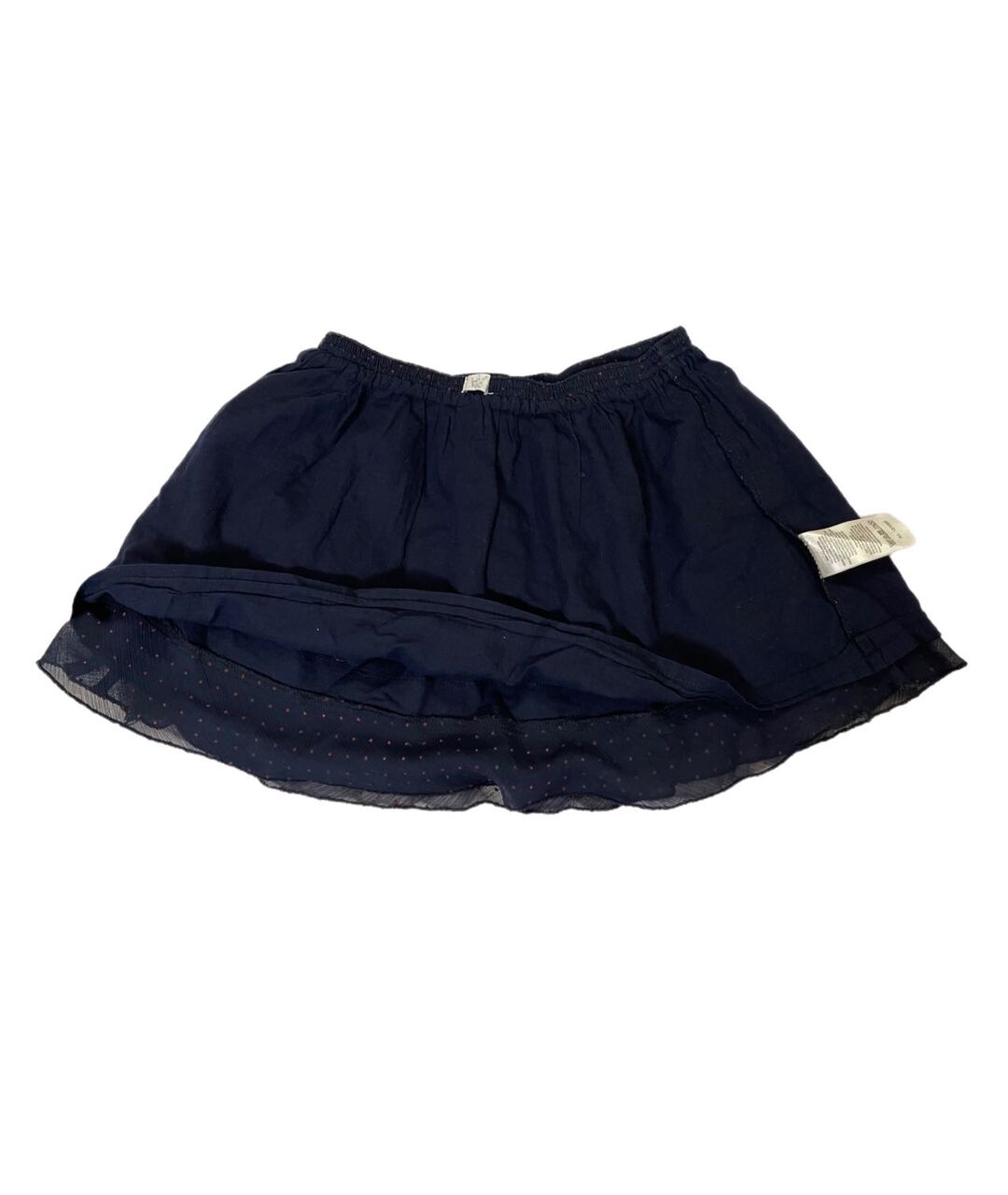 TRUSSARDI Темно-синяя полиэстеровая юбка, фото 6
