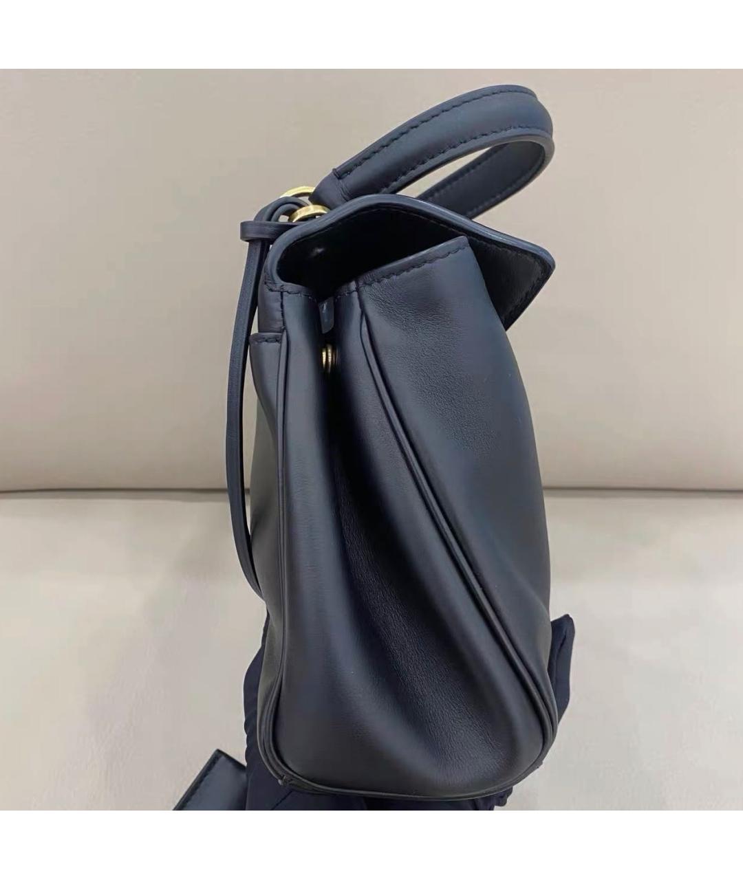 BALENCIAGA Черная кожаная сумка с короткими ручками, фото 3