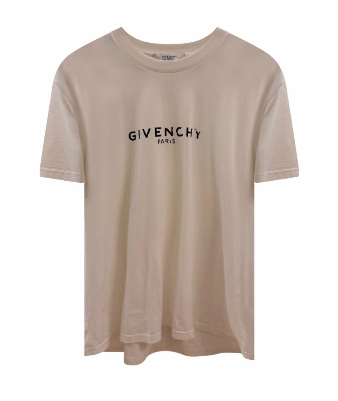 GIVENCHY Белая хлопковая футболка, фото 1