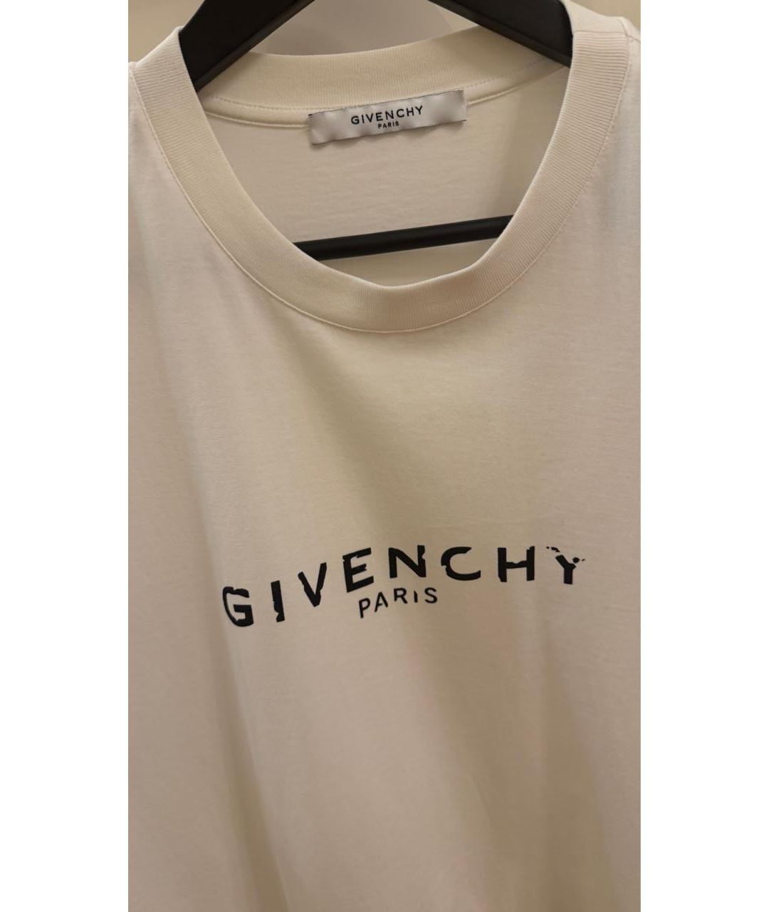 GIVENCHY Белая хлопковая футболка, фото 3