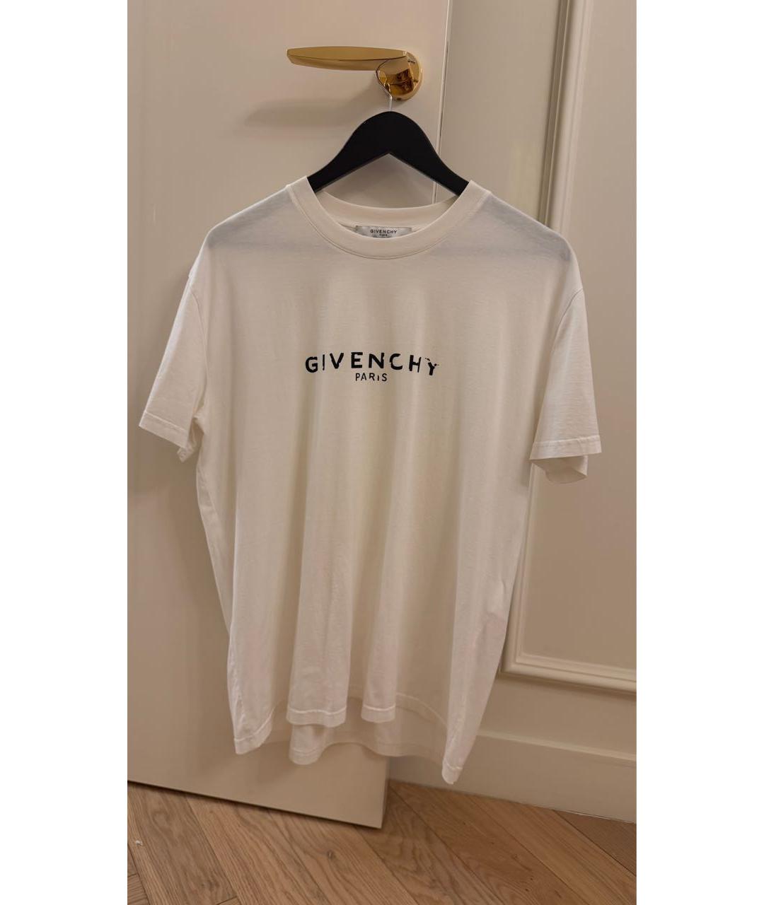 GIVENCHY Белая хлопковая футболка, фото 5