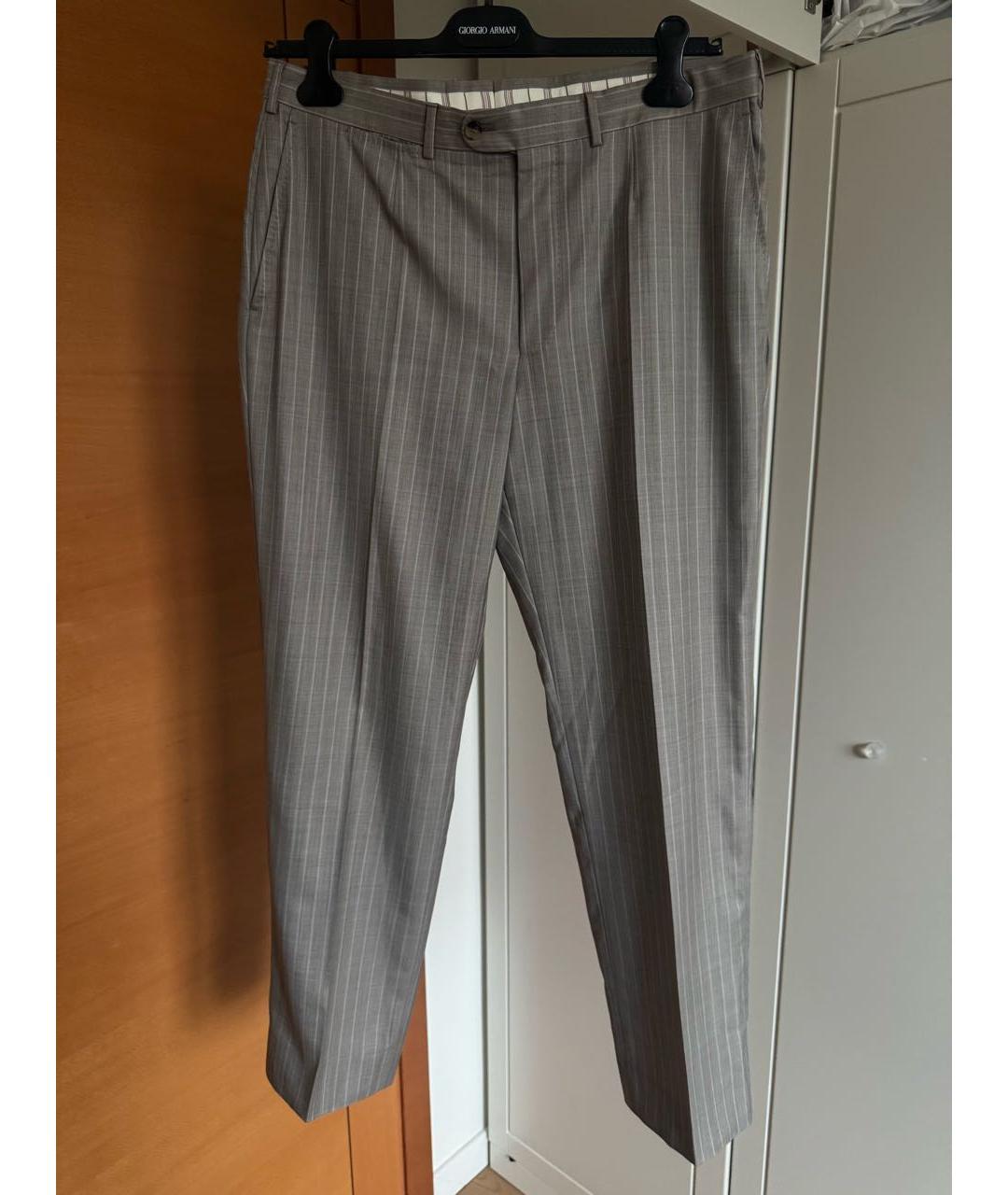 ZEGNA Серый классический костюм, фото 3