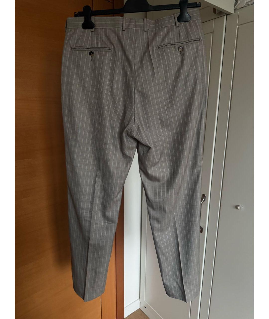 ZEGNA Серый классический костюм, фото 8