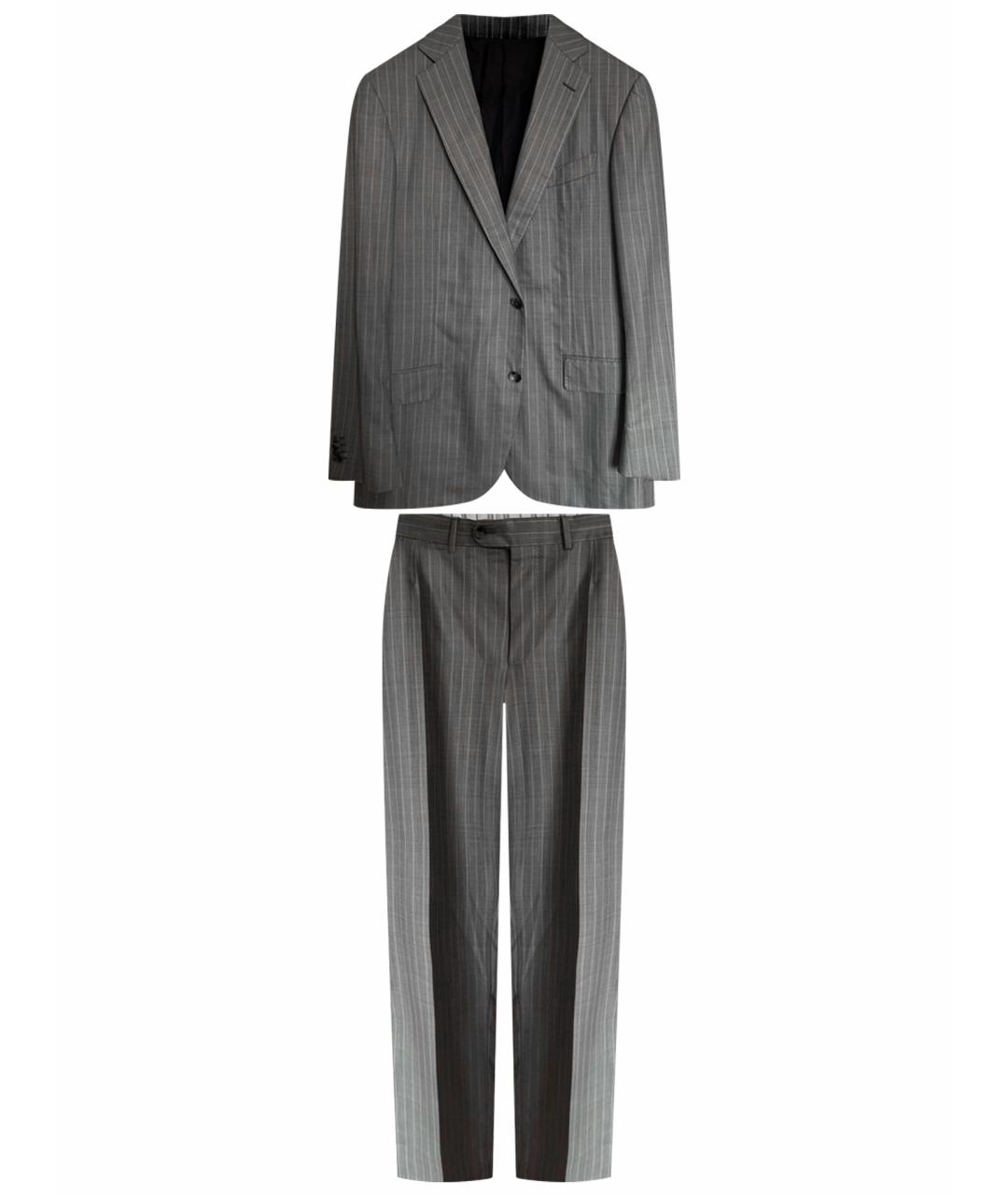 ZEGNA Серый классический костюм, фото 1