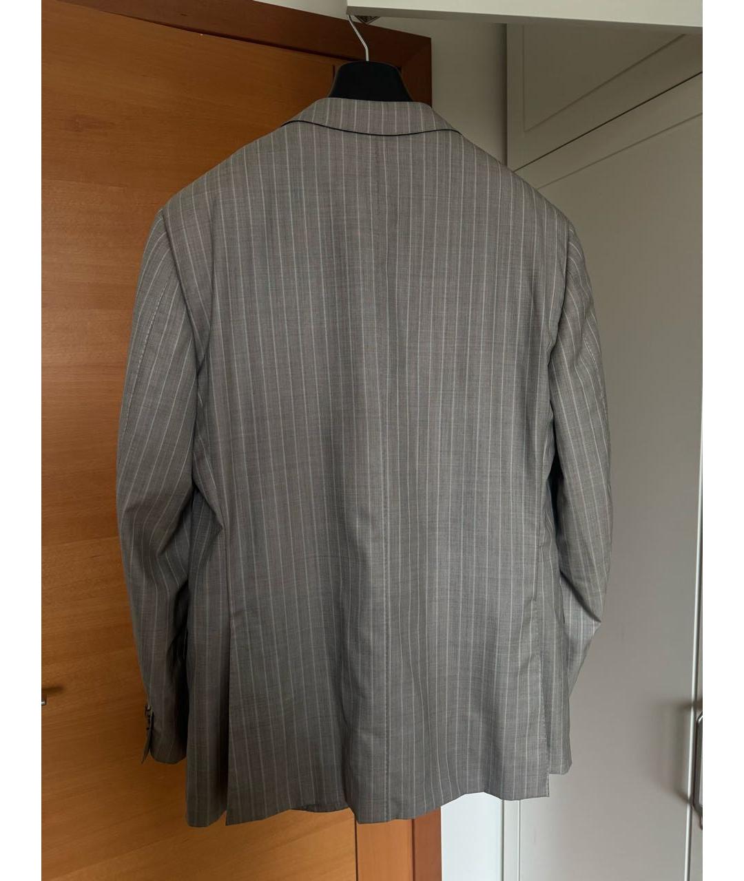 ZEGNA Серый классический костюм, фото 2