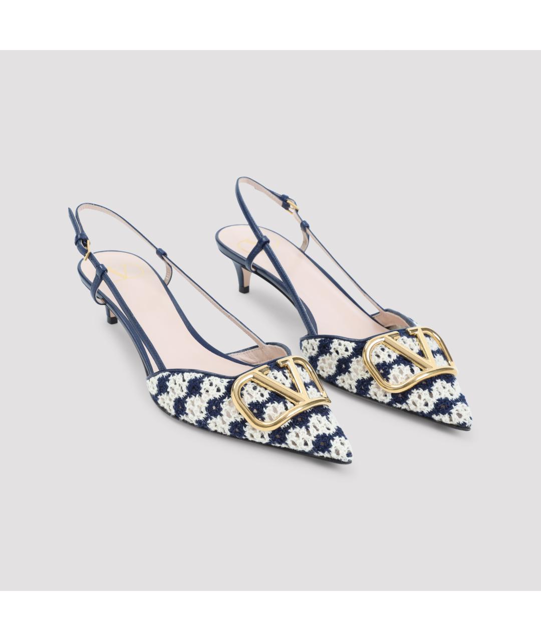 VALENTINO Мульти текстильные туфли, фото 4