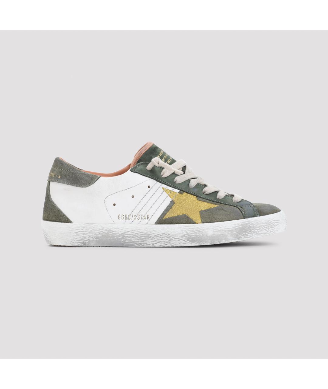 GOLDEN GOOSE Мульти кожаные низкие кроссовки / кеды, фото 2