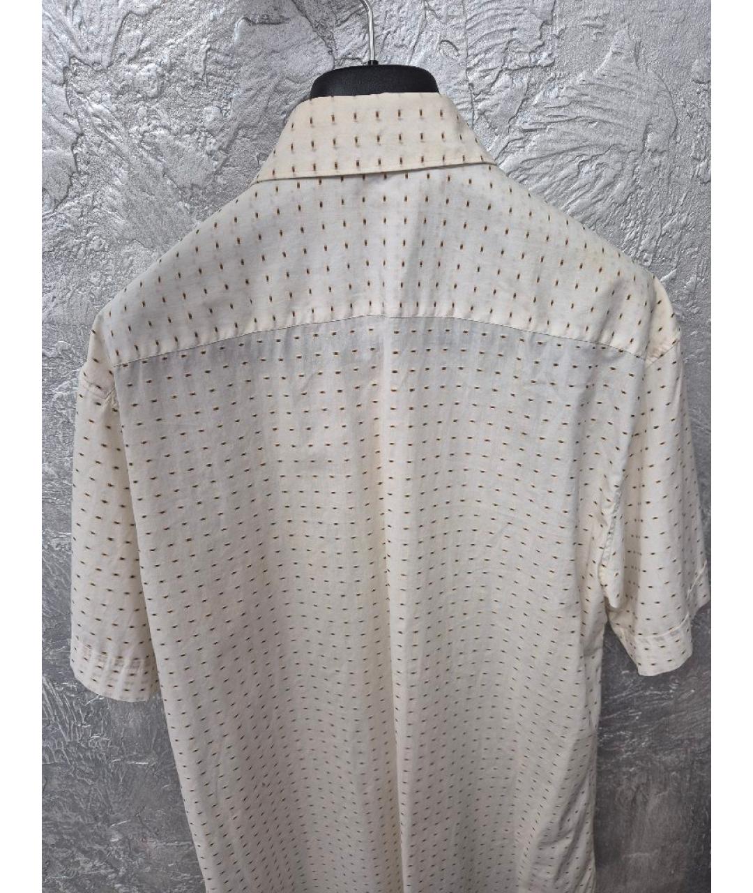 ERMENEGILDO ZEGNA XXX Белая хлопковая классическая рубашка, фото 3