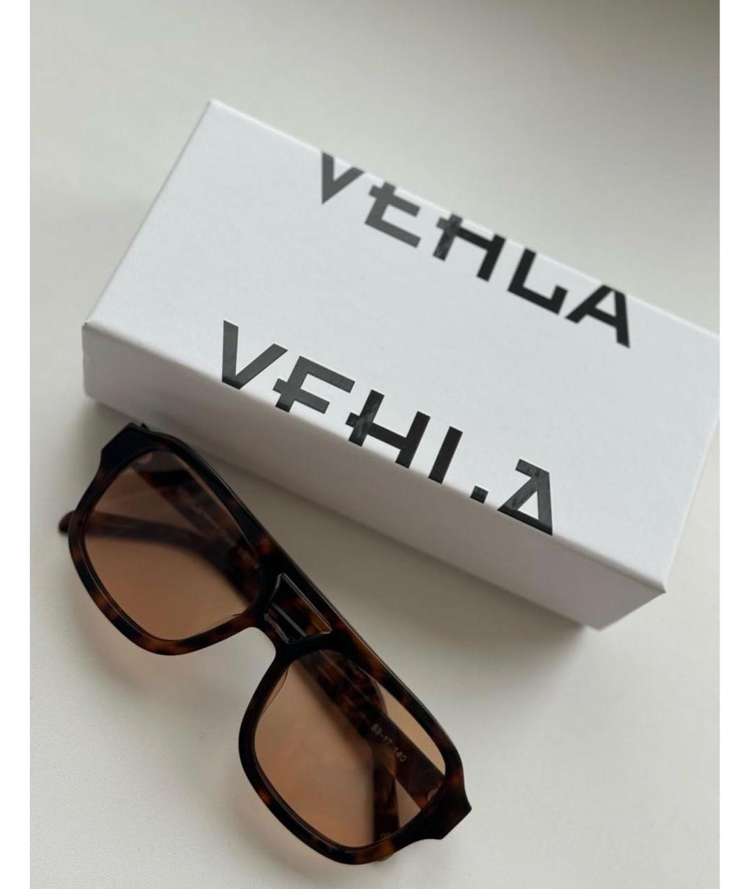 Vehla Коричневые пластиковые солнцезащитные очки, фото 3