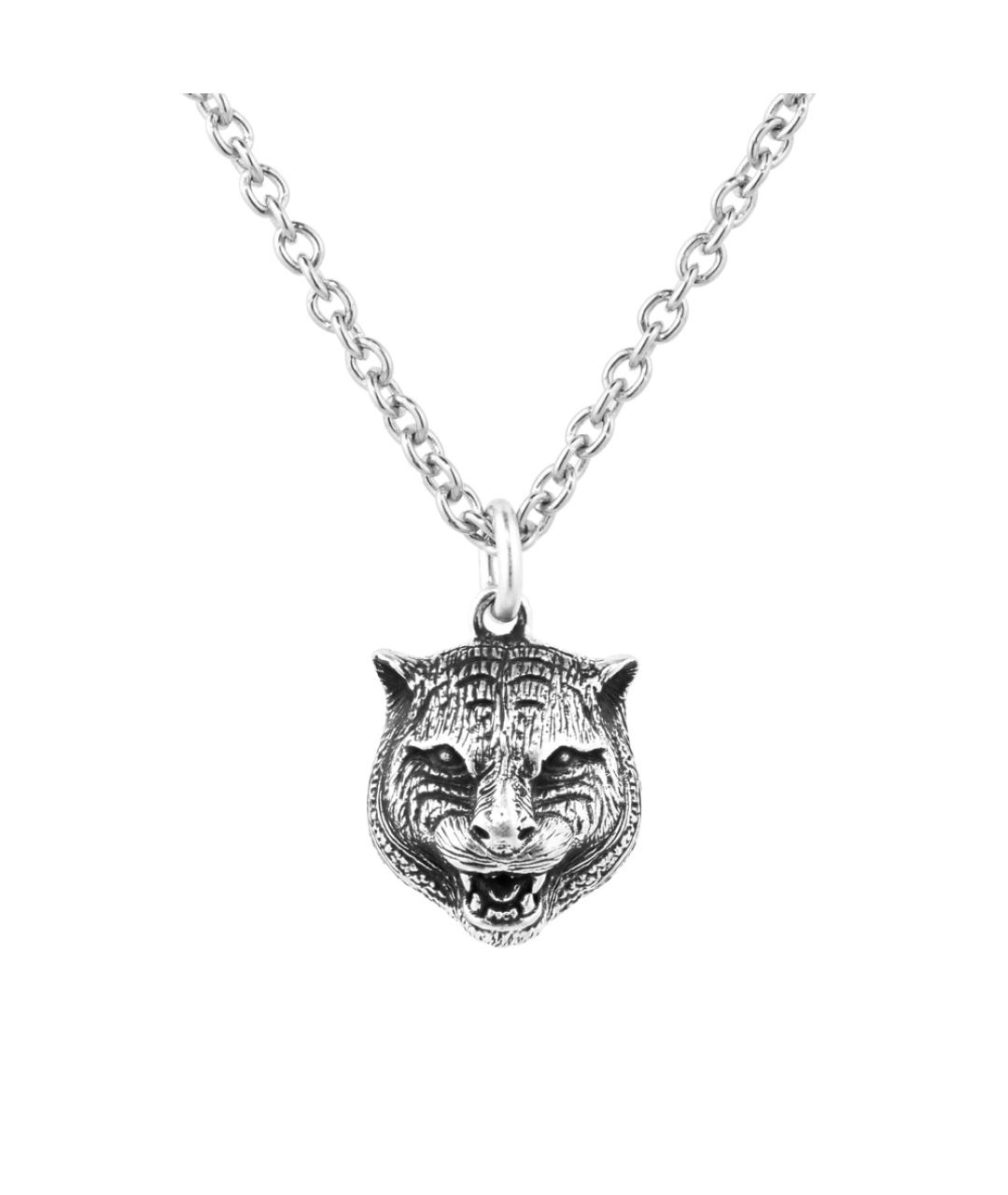 GUCCI Серебряная серебряная цепочка/подвеска, фото 3