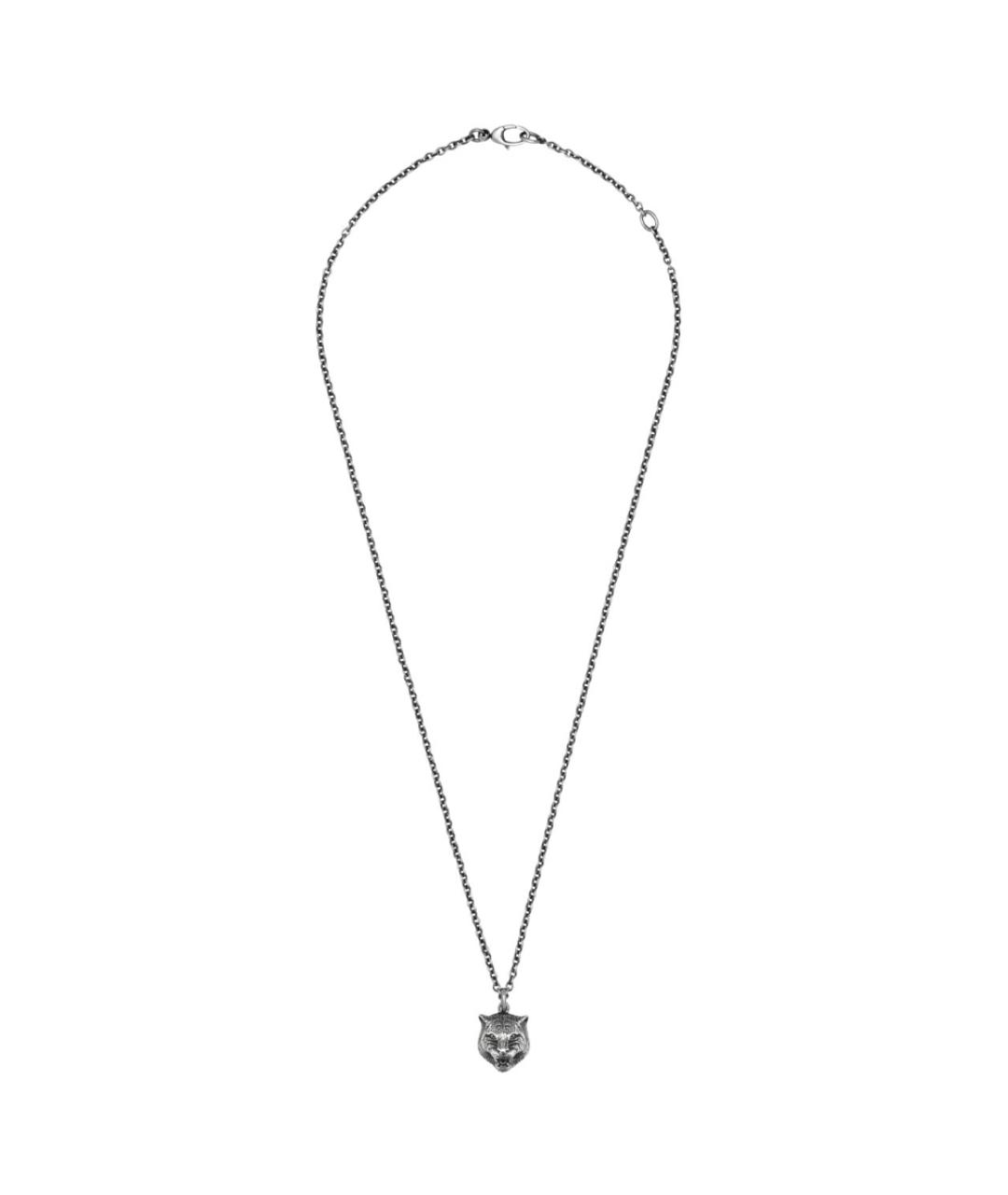 GUCCI Серебряная серебряная цепочка/подвеска, фото 10
