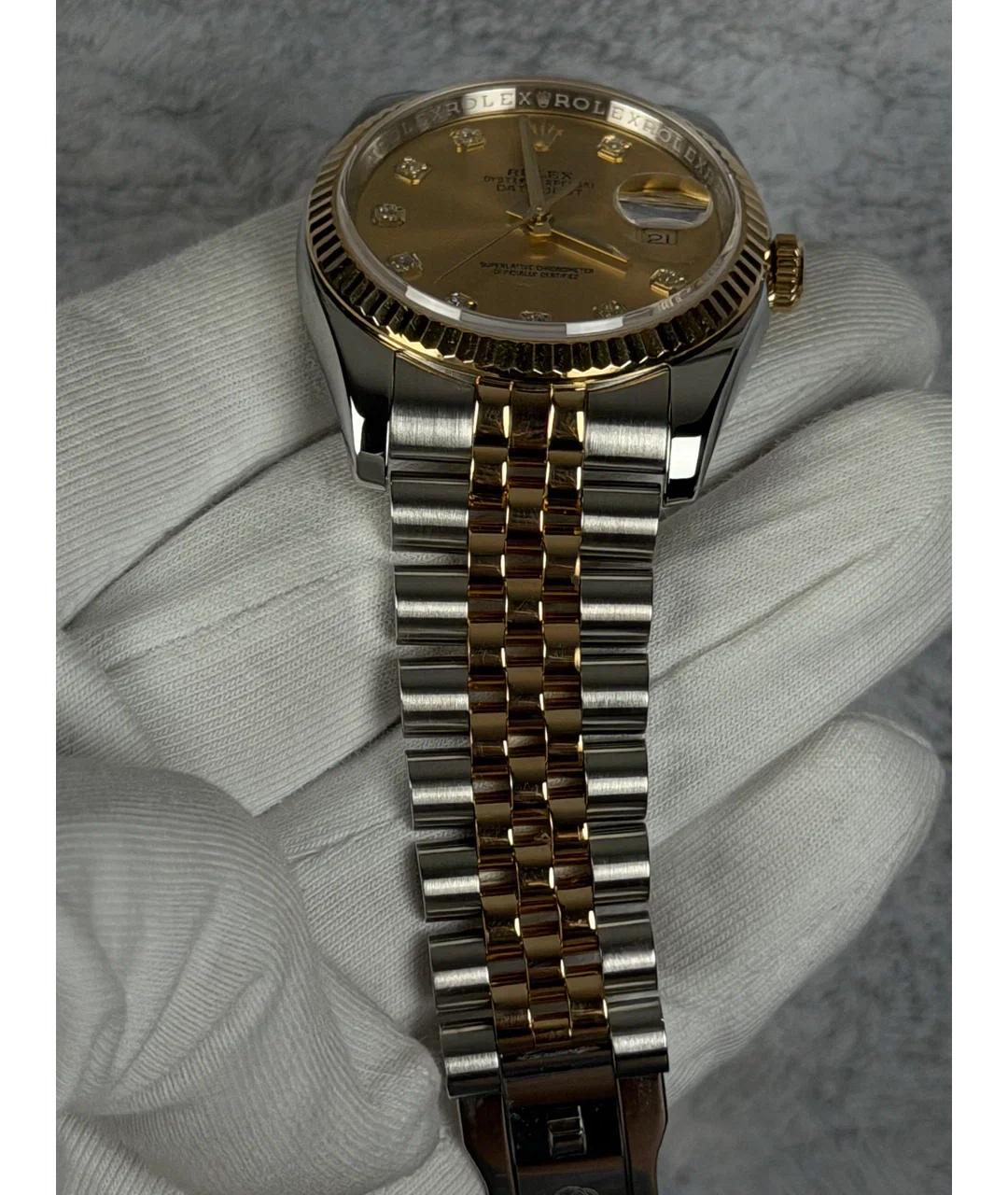 ROLEX Желтые часы из желтого золота, фото 5
