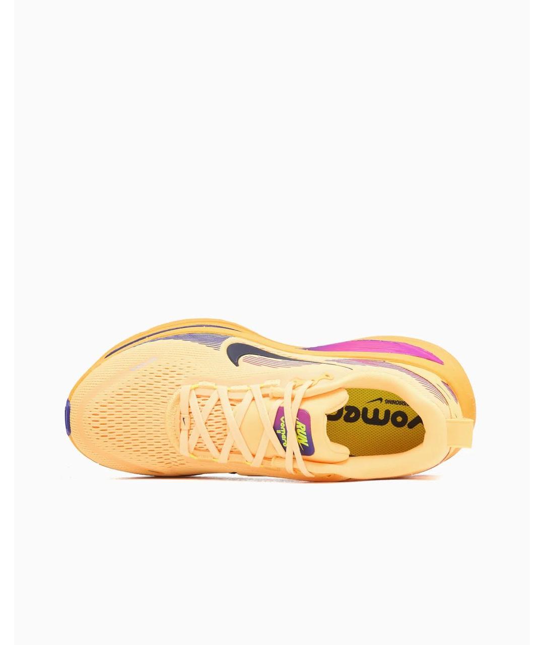 NIKE Оранжевые текстильные низкие кроссовки / кеды, фото 3