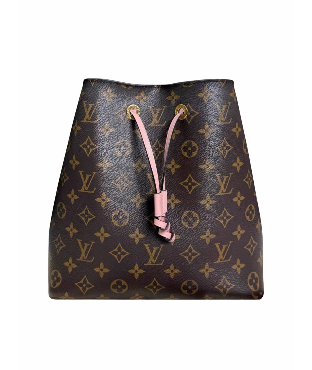 LOUIS VUITTON Коричневая канва сумка через плечо, фото 1