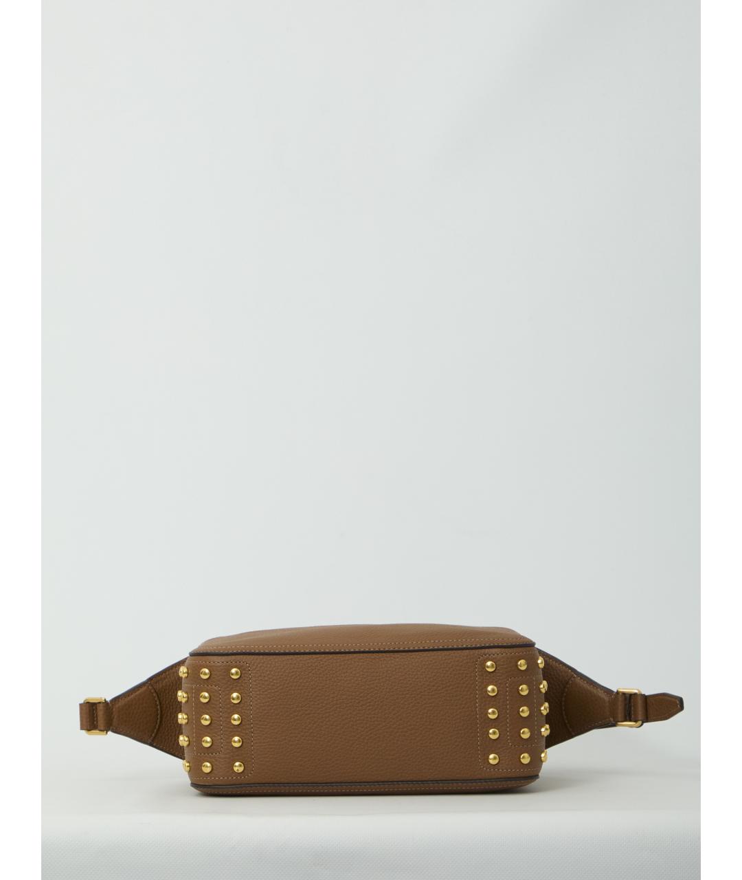TOD'S Коричневая кожаная сумка через плечо, фото 3