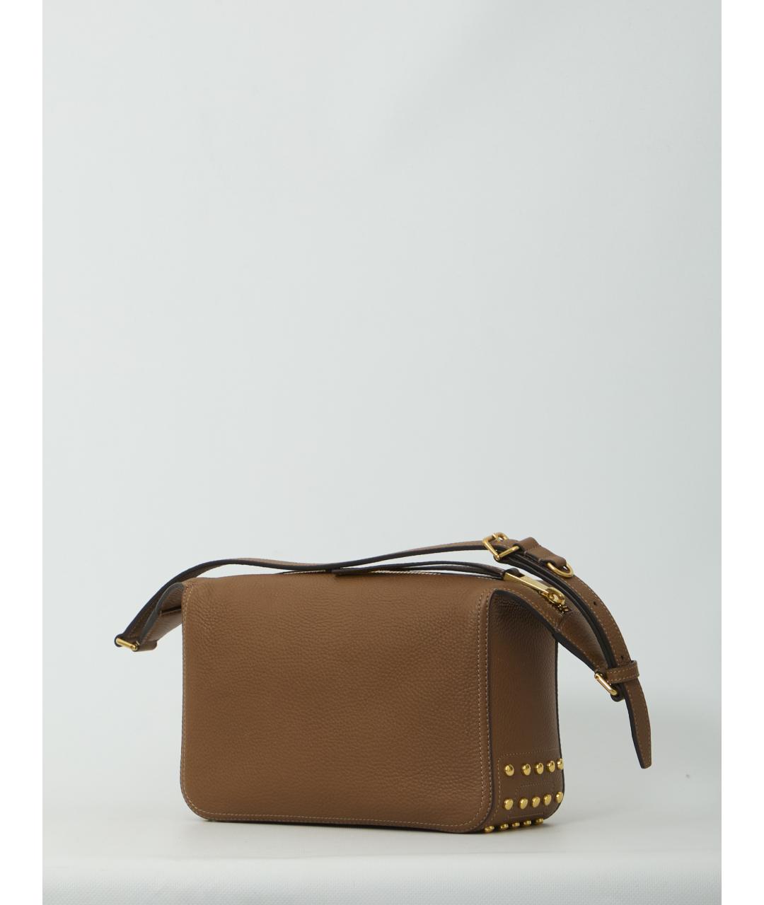 TOD'S Коричневая кожаная сумка через плечо, фото 2