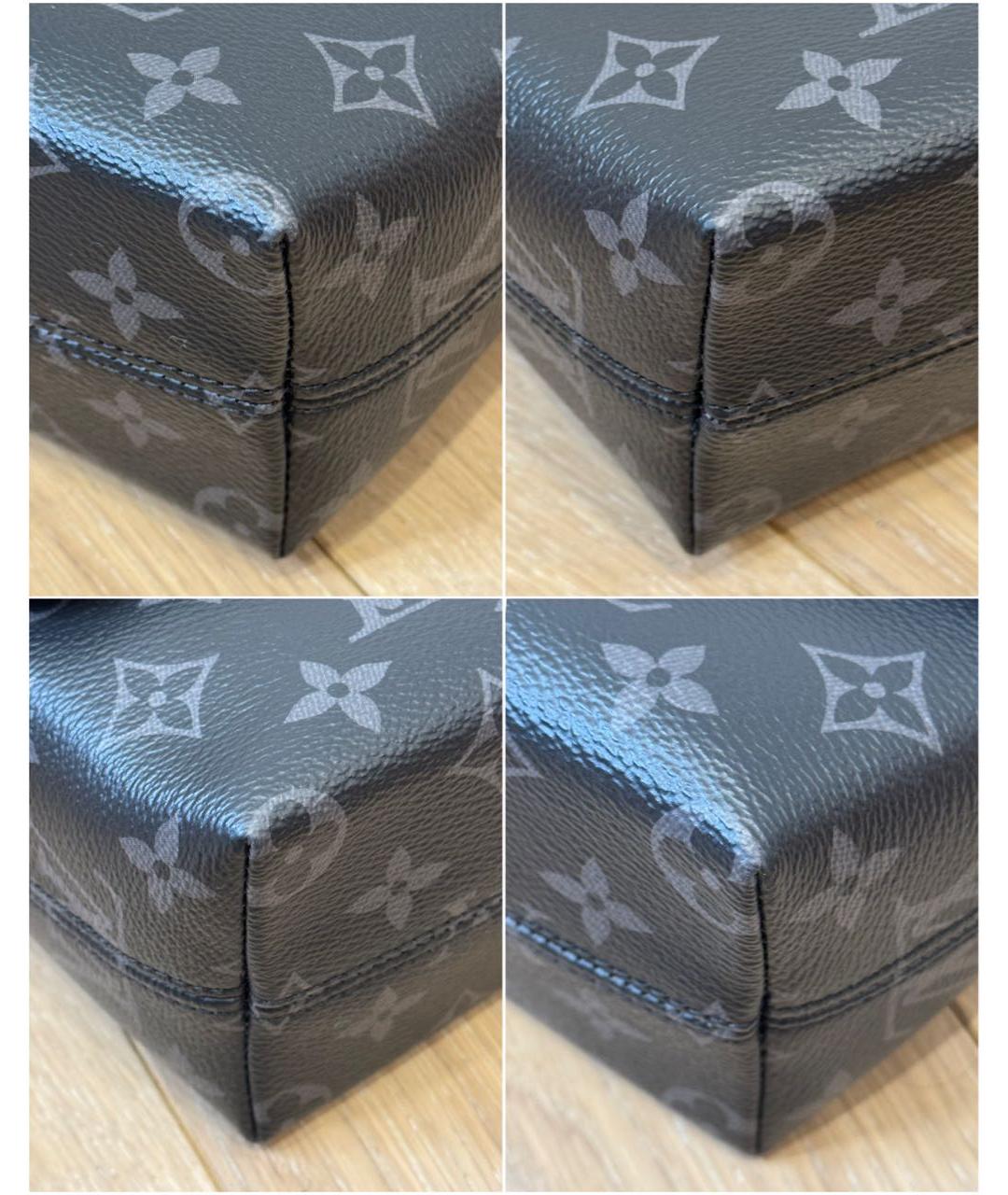 LOUIS VUITTON Черная канва сумка на плечо, фото 6