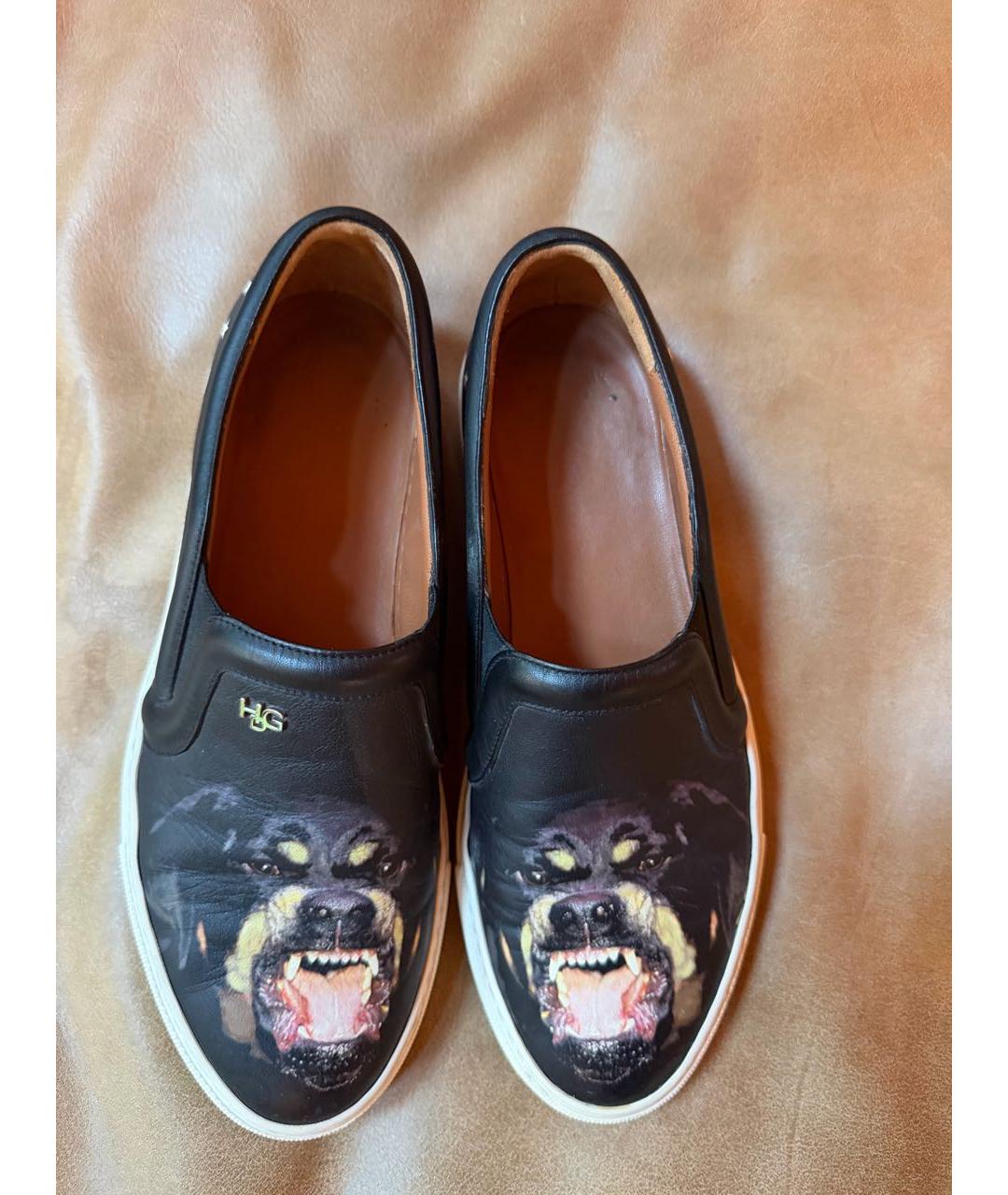 GIVENCHY Черные кожаные лоферы, фото 2